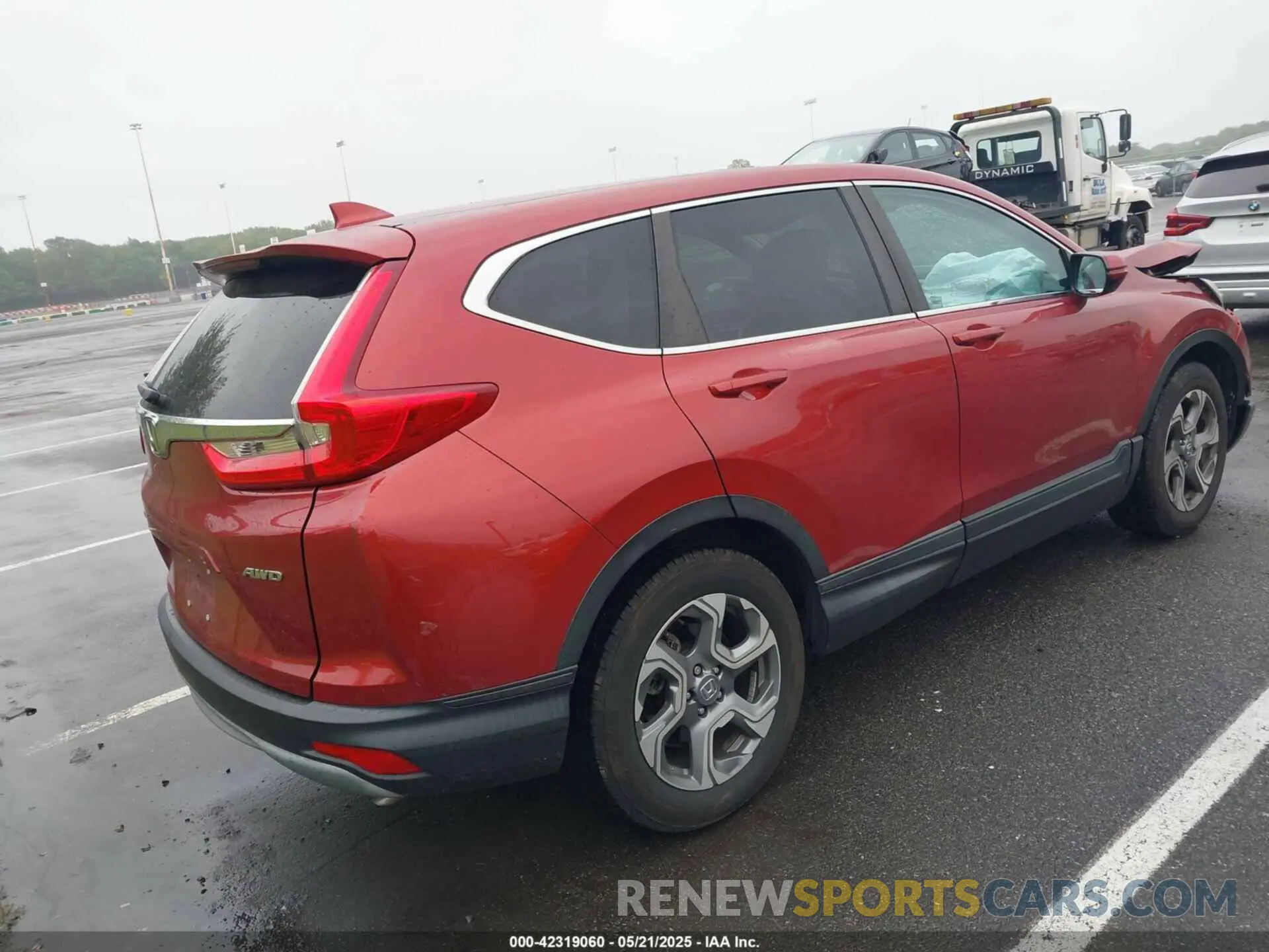 4 fotografías del automóvil dañado 2HKRW2H57KH613336 HONDA CR-V 2019