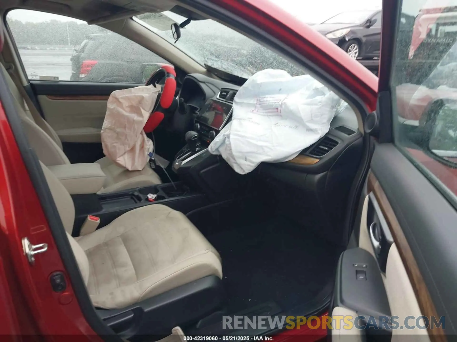 5 fotografías del automóvil dañado 2HKRW2H57KH613336 HONDA CR-V 2019