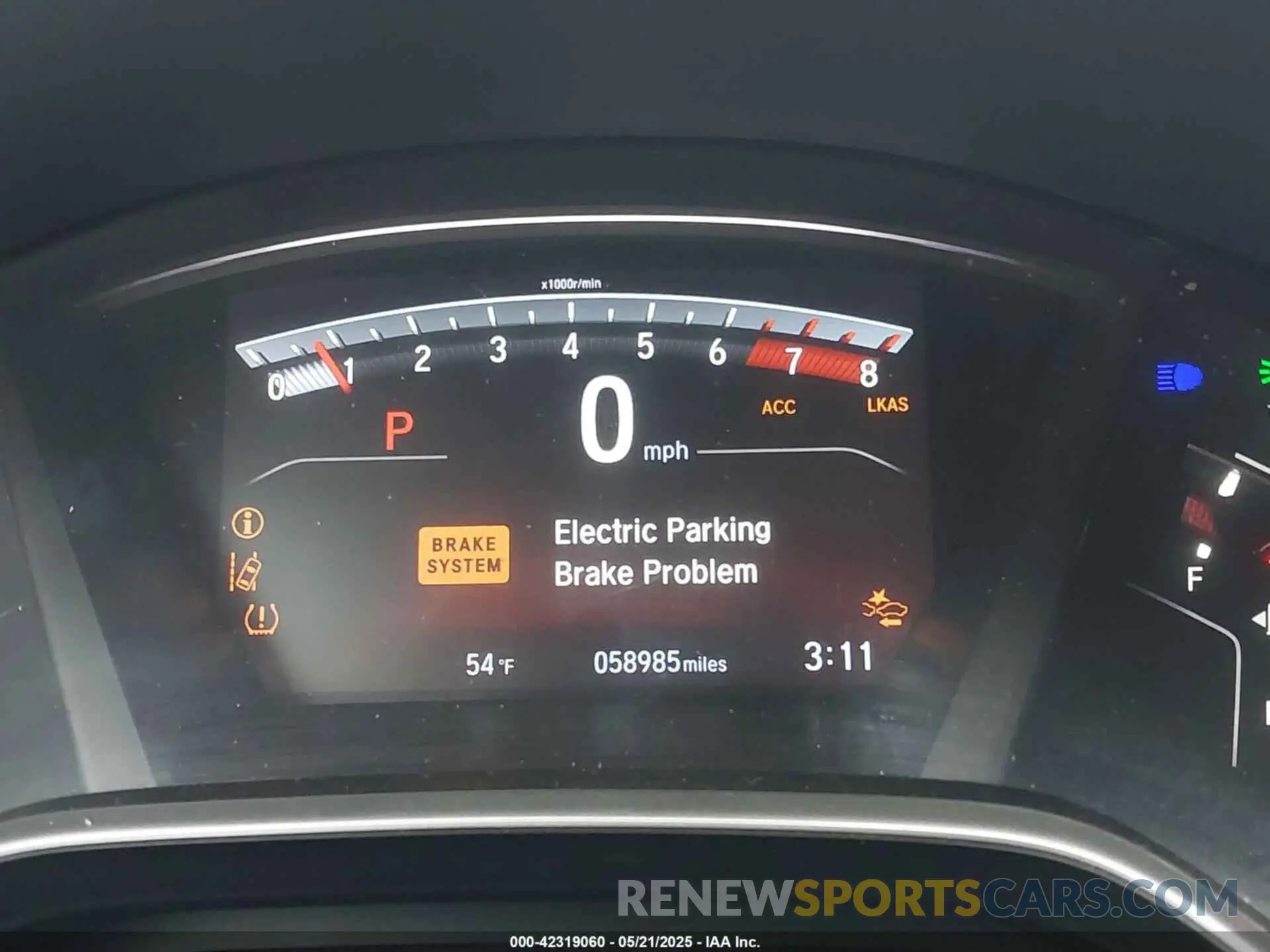 7 fotografías del automóvil dañado 2HKRW2H57KH613336 HONDA CR-V 2019