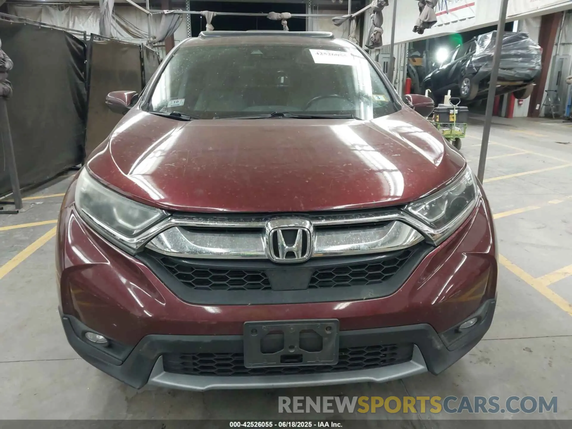 12 fotografías del automóvil dañado 2HKRW2H58KH617959 HONDA CR-V 2019