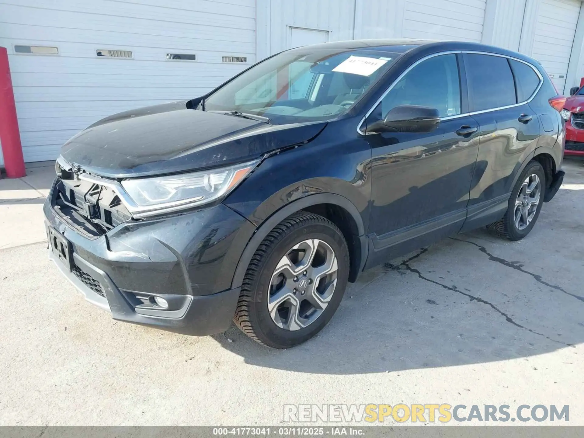 2 fotografías del automóvil dañado 2HKRW2H58KH660245 HONDA CR-V 2019