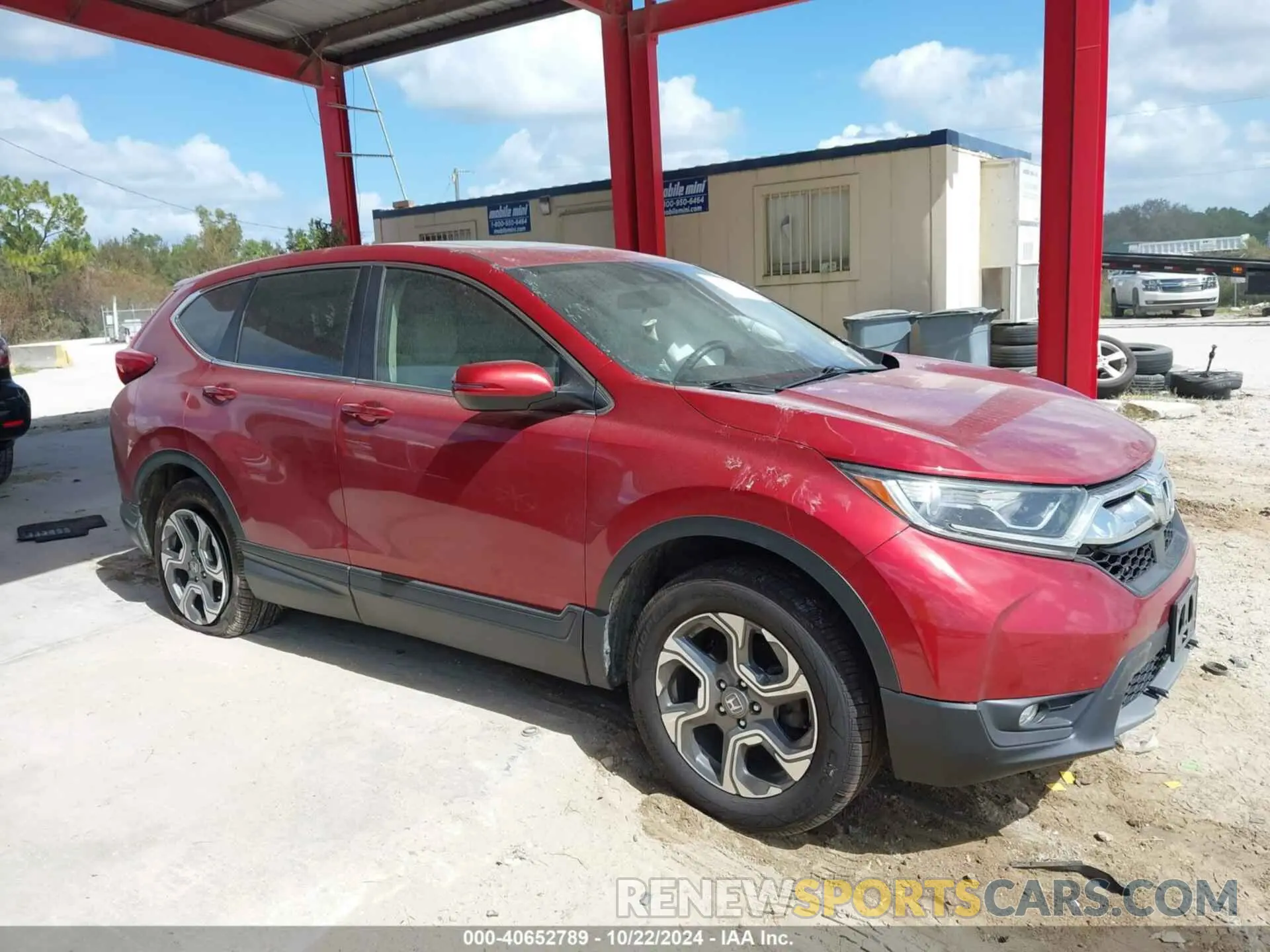 13 fotografías del automóvil dañado 2HKRW2H59KH633927 HONDA CR-V 2019