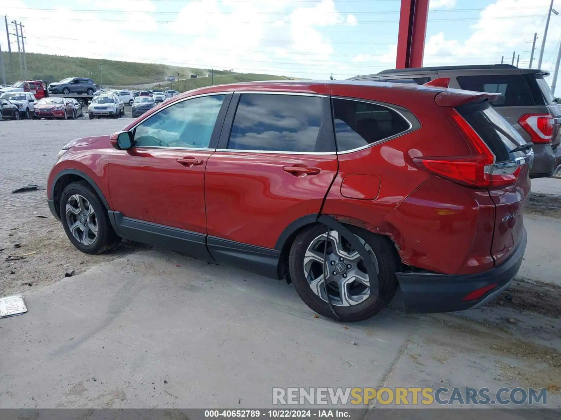 14 fotografías del automóvil dañado 2HKRW2H59KH633927 HONDA CR-V 2019