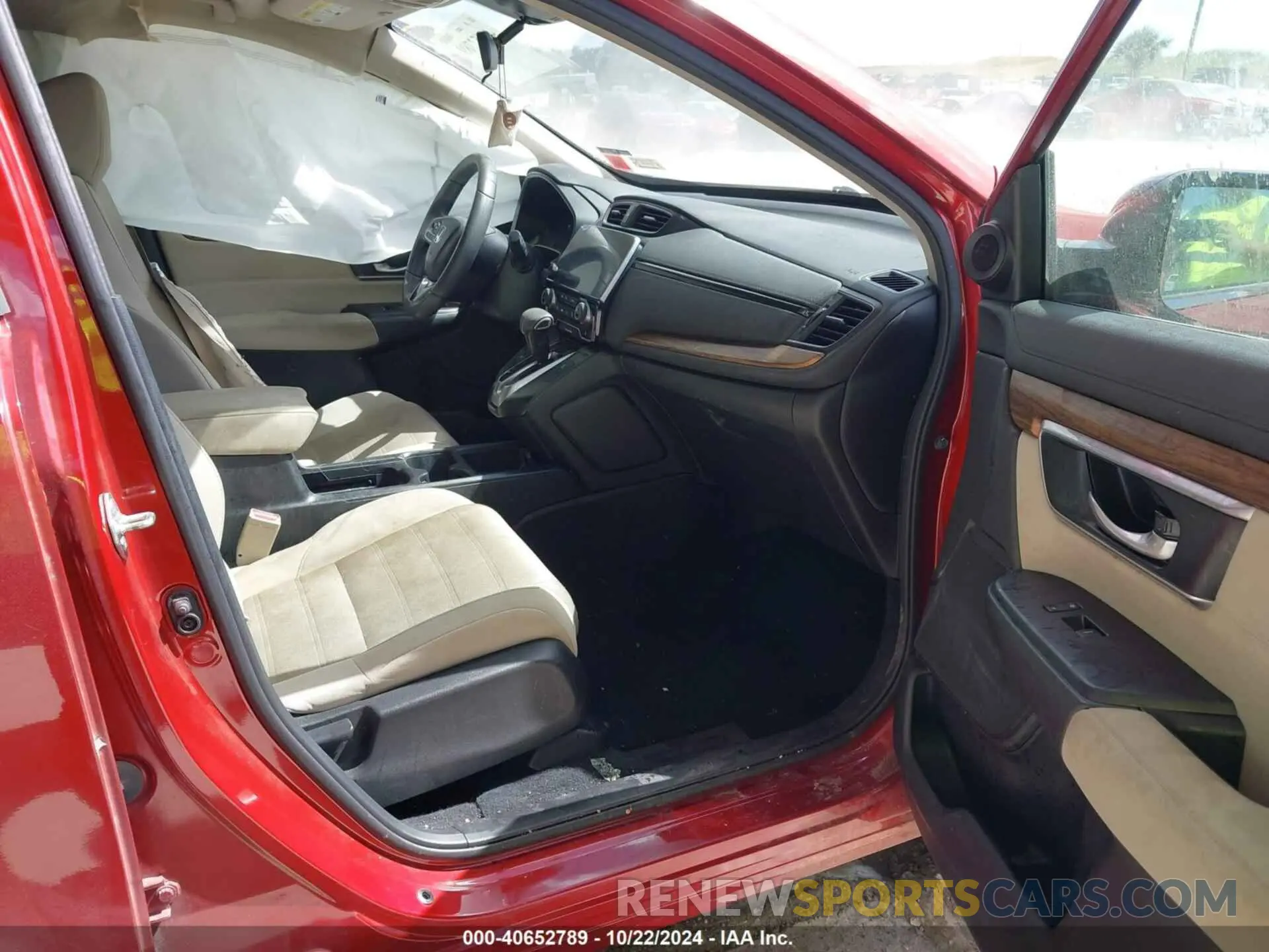 5 fotografías del automóvil dañado 2HKRW2H59KH633927 HONDA CR-V 2019