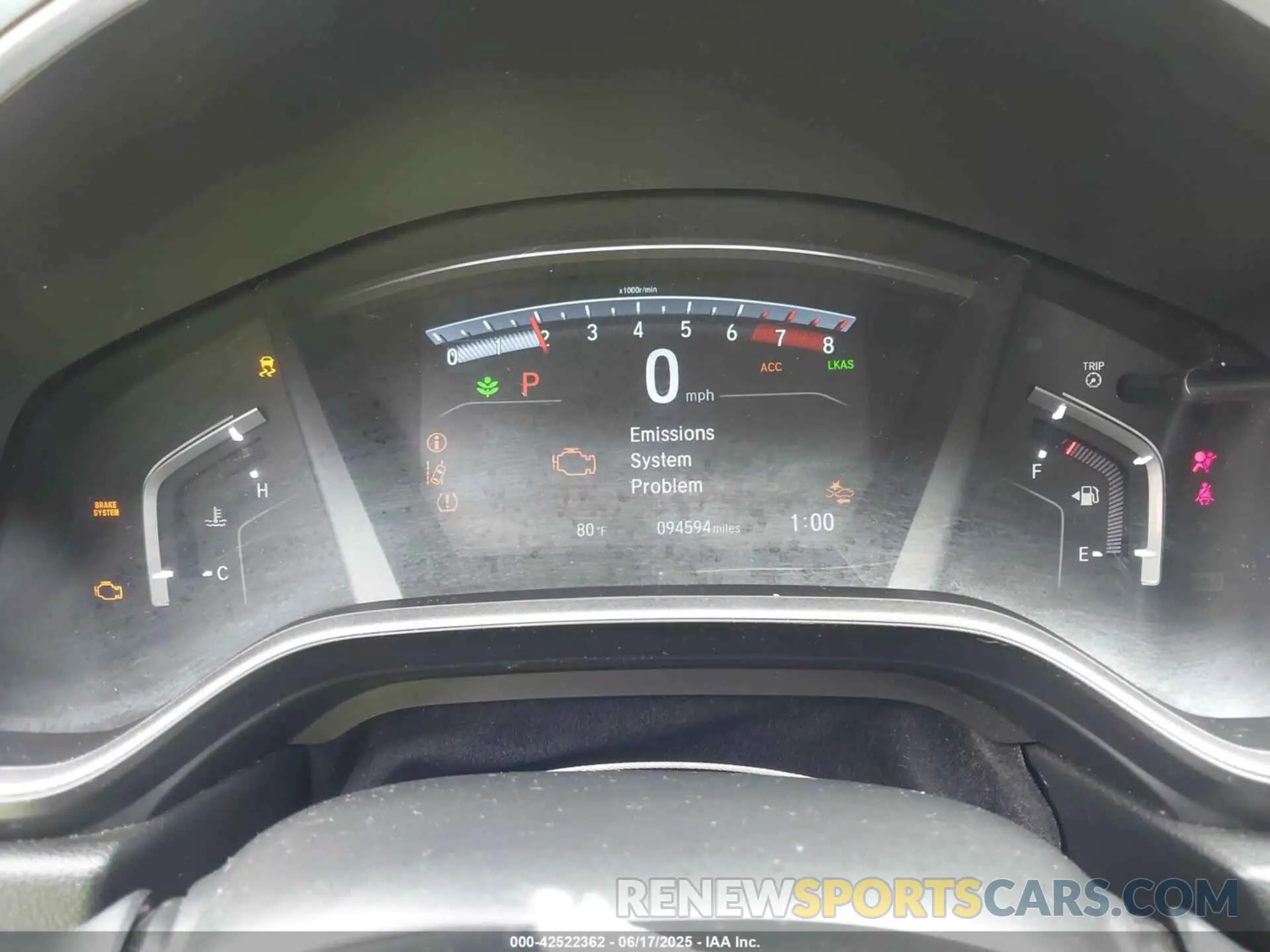 7 fotografías del automóvil dañado 2HKRW2H59KH650548 HONDA CR-V 2019
