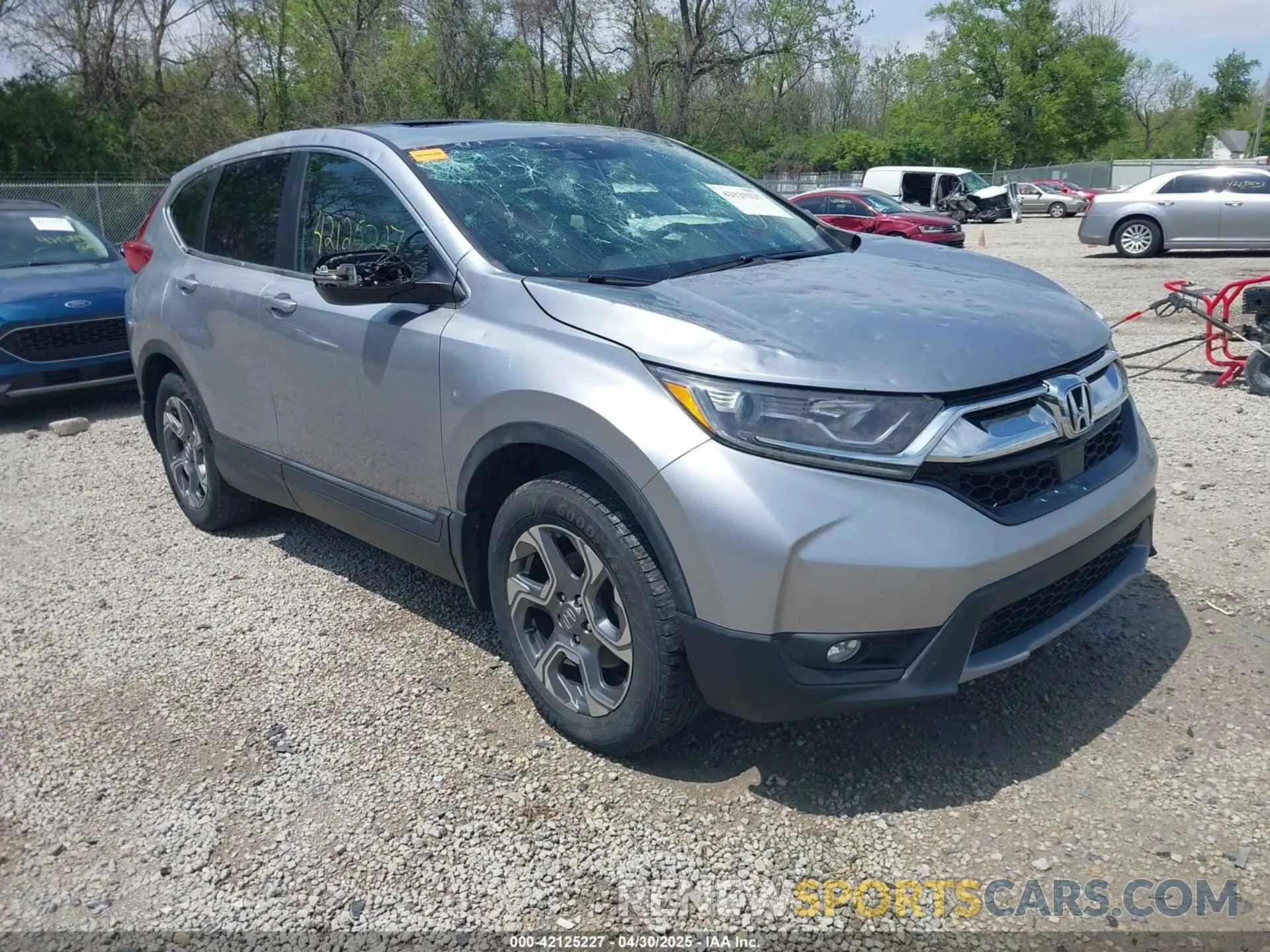 1 fotografías del automóvil dañado 2HKRW2H59KH665390 HONDA CR-V 2019