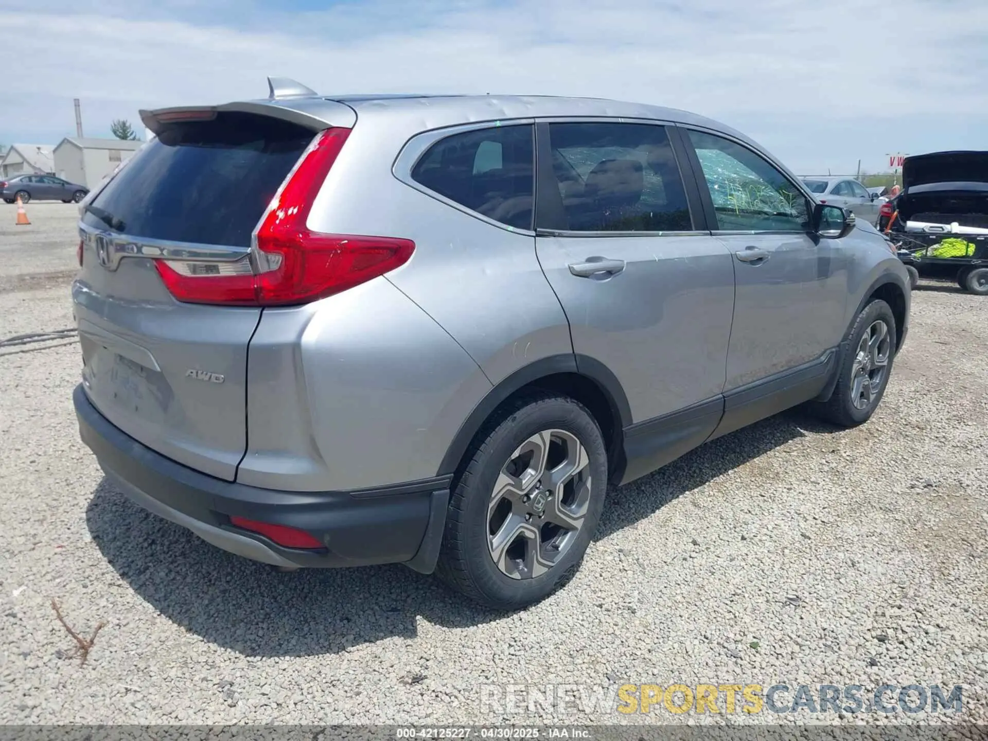 4 fotografías del automóvil dañado 2HKRW2H59KH665390 HONDA CR-V 2019
