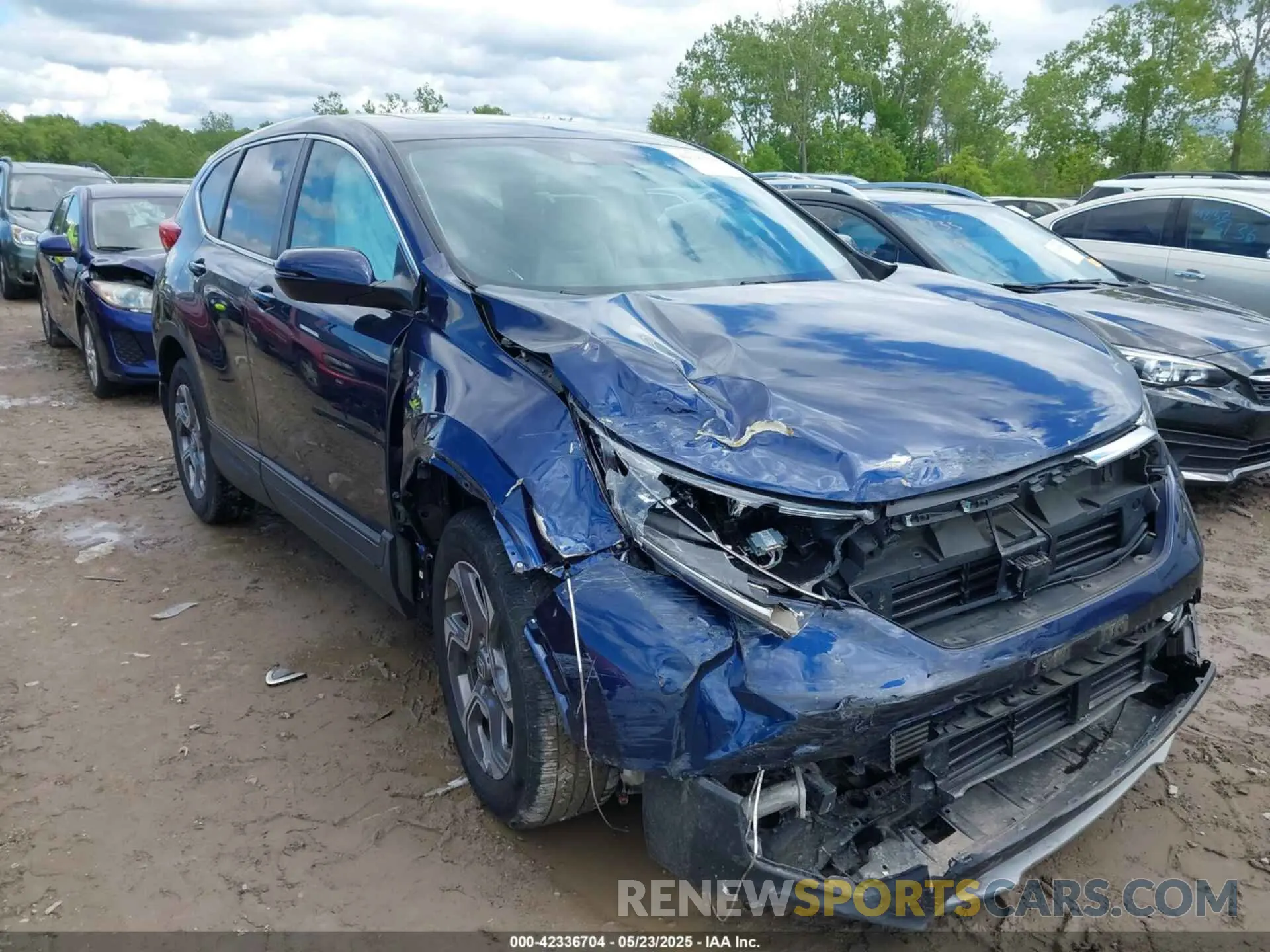 1 fotografías del automóvil dañado 2HKRW2H82KH660560 HONDA CR-V 2019