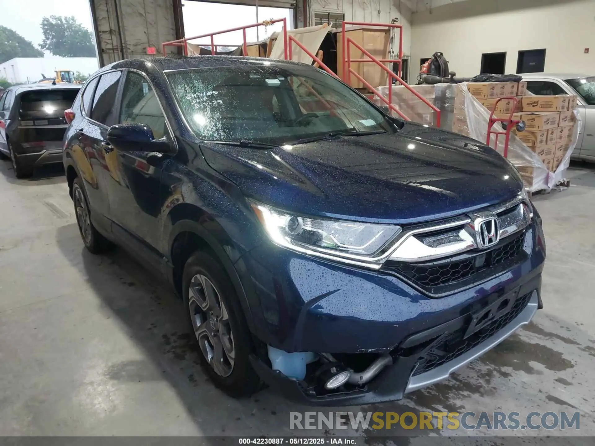 1 fotografías del automóvil dañado 2HKRW2H83KH643105 HONDA CR-V 2019