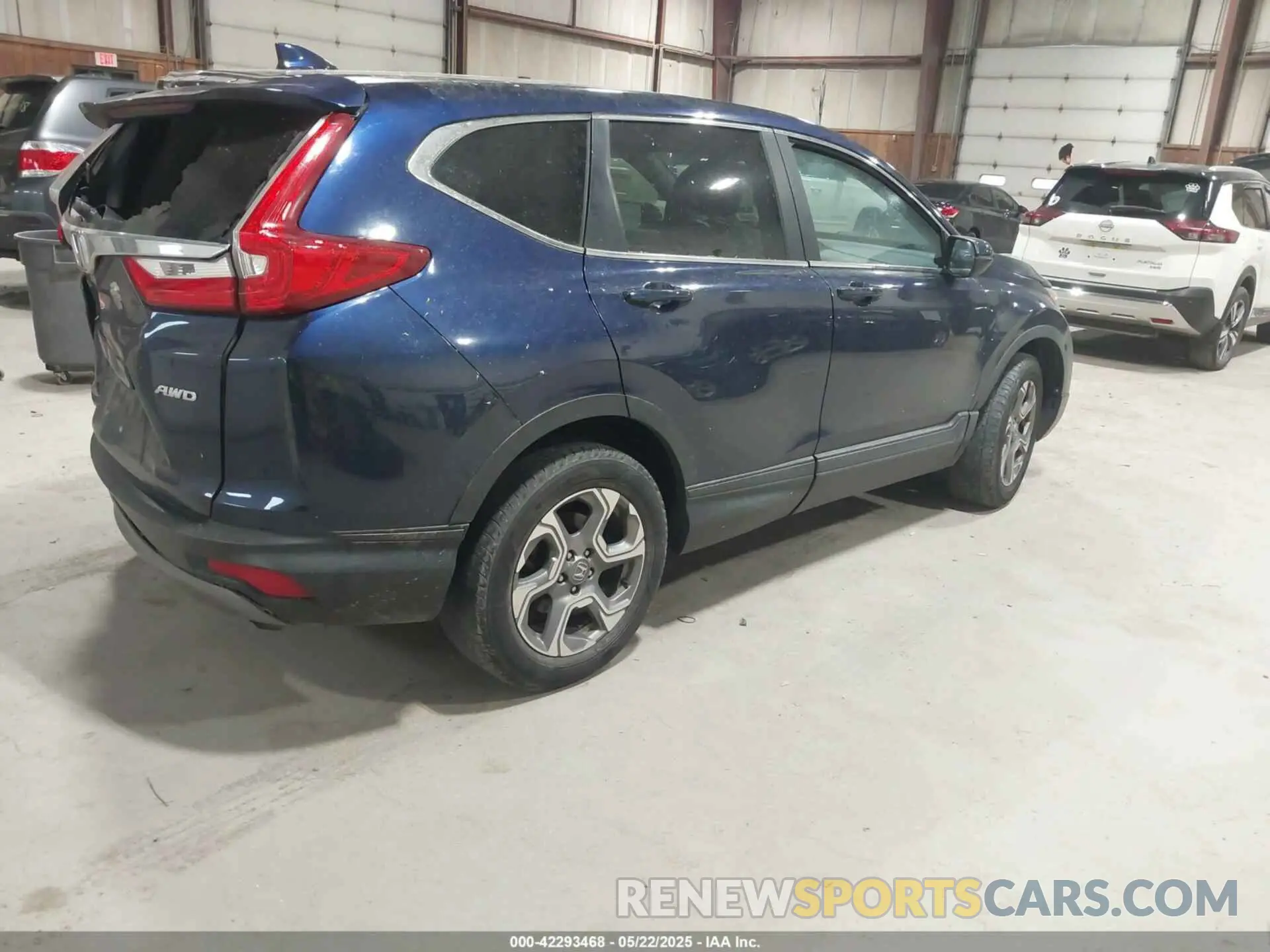 4 fotografías del automóvil dañado 2HKRW2H88KH620385 HONDA CR-V 2019