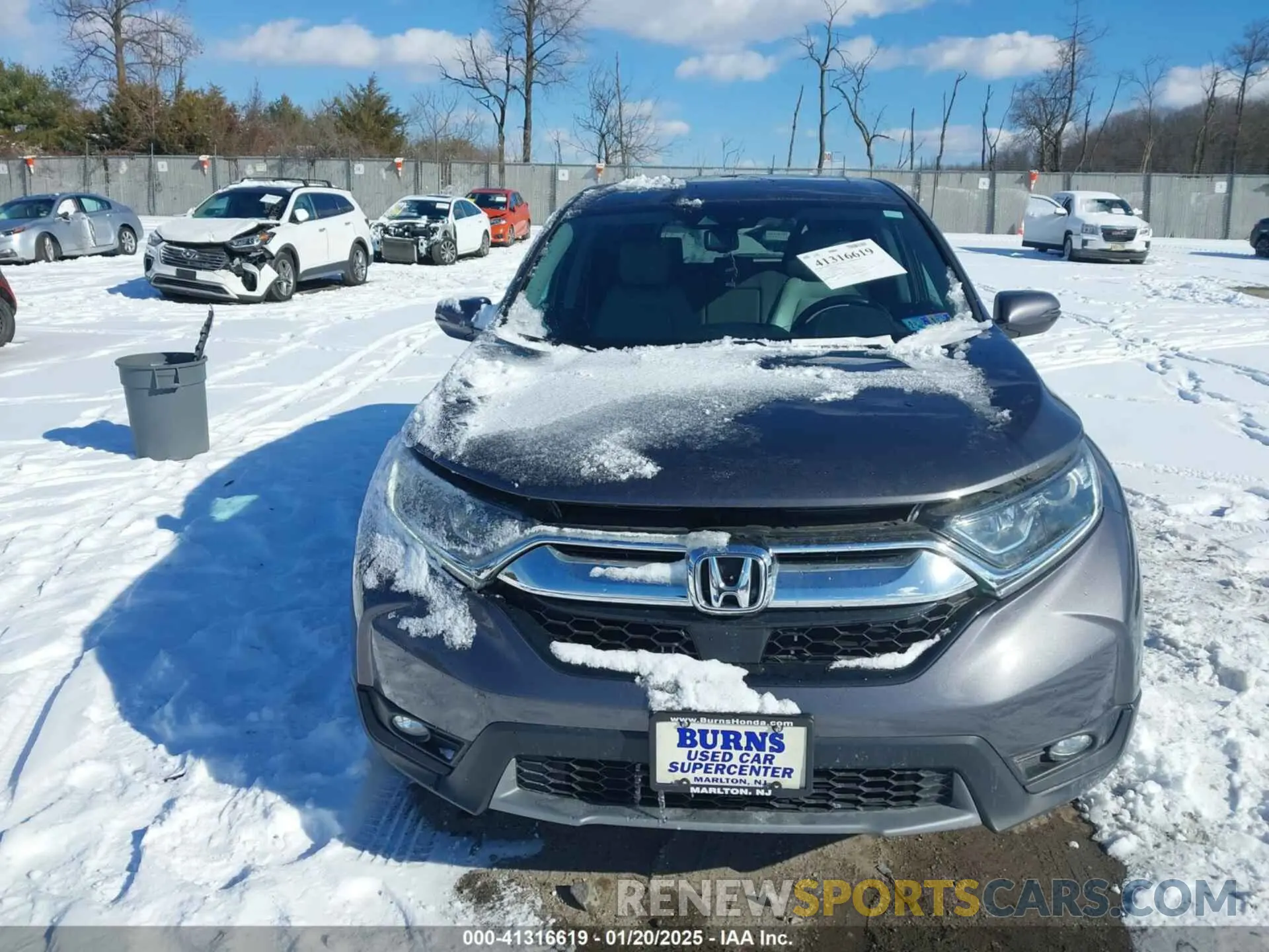 12 fotografías del automóvil dañado 2HKRW2H8XKH671869 HONDA CR-V 2019