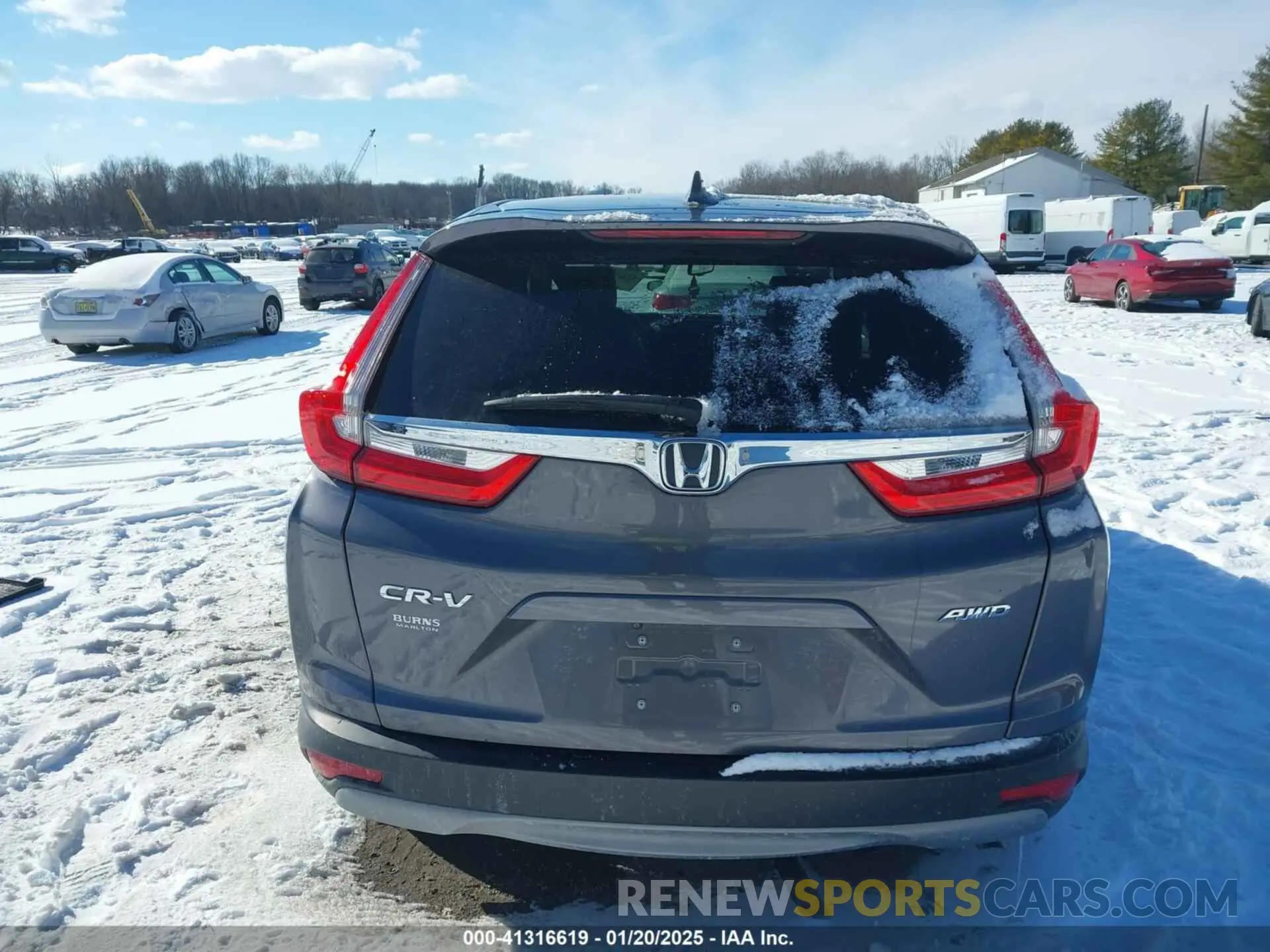 16 fotografías del automóvil dañado 2HKRW2H8XKH671869 HONDA CR-V 2019