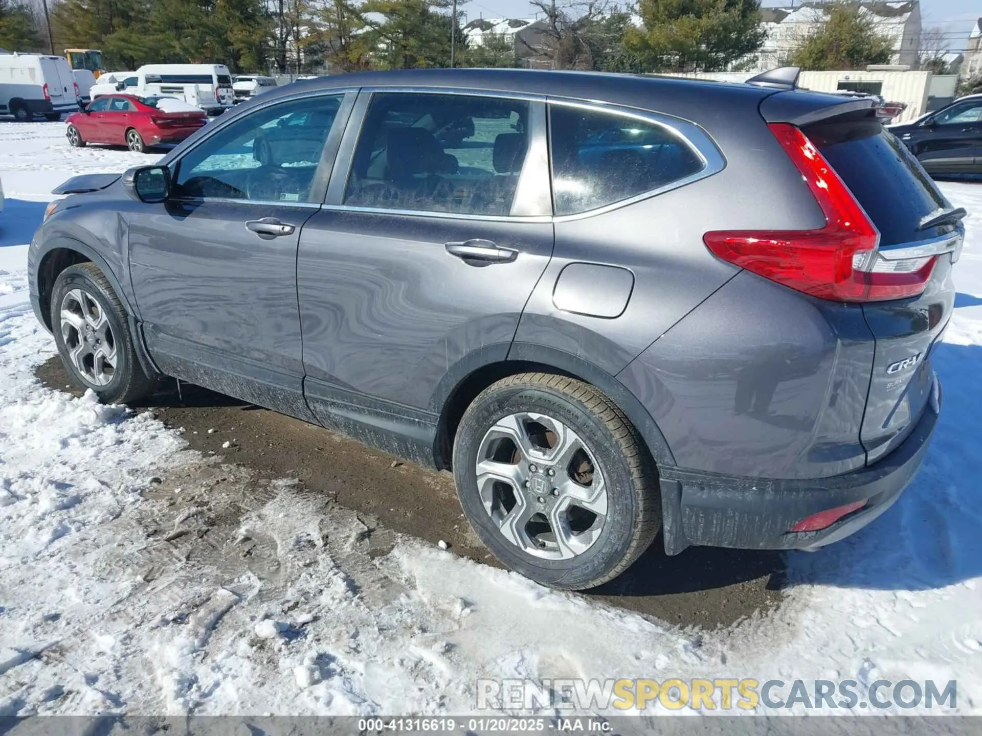 3 fotografías del automóvil dañado 2HKRW2H8XKH671869 HONDA CR-V 2019