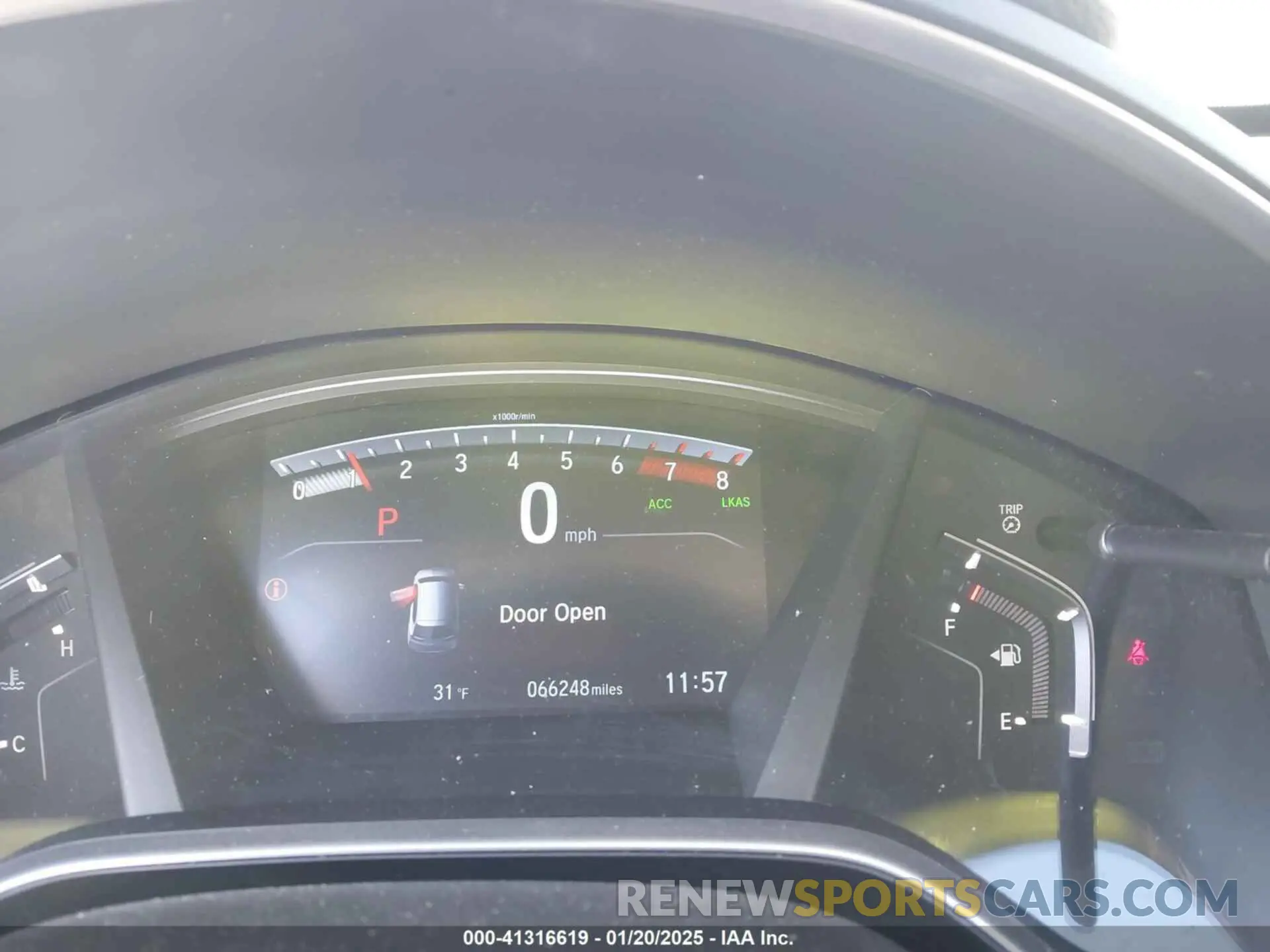 7 fotografías del automóvil dañado 2HKRW2H8XKH671869 HONDA CR-V 2019