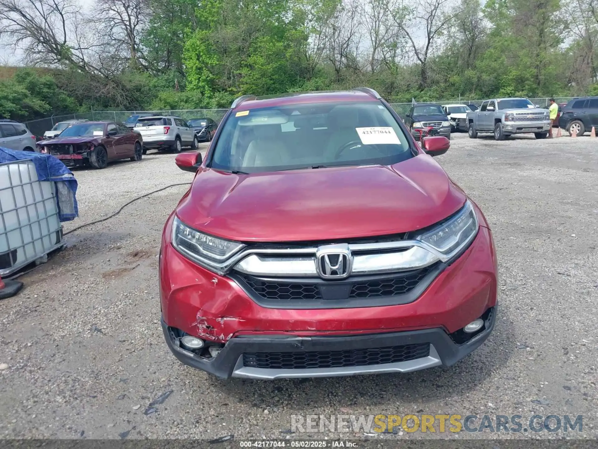 12 fotografías del automóvil dañado 2HKRW2H92KH626997 HONDA CR-V 2019