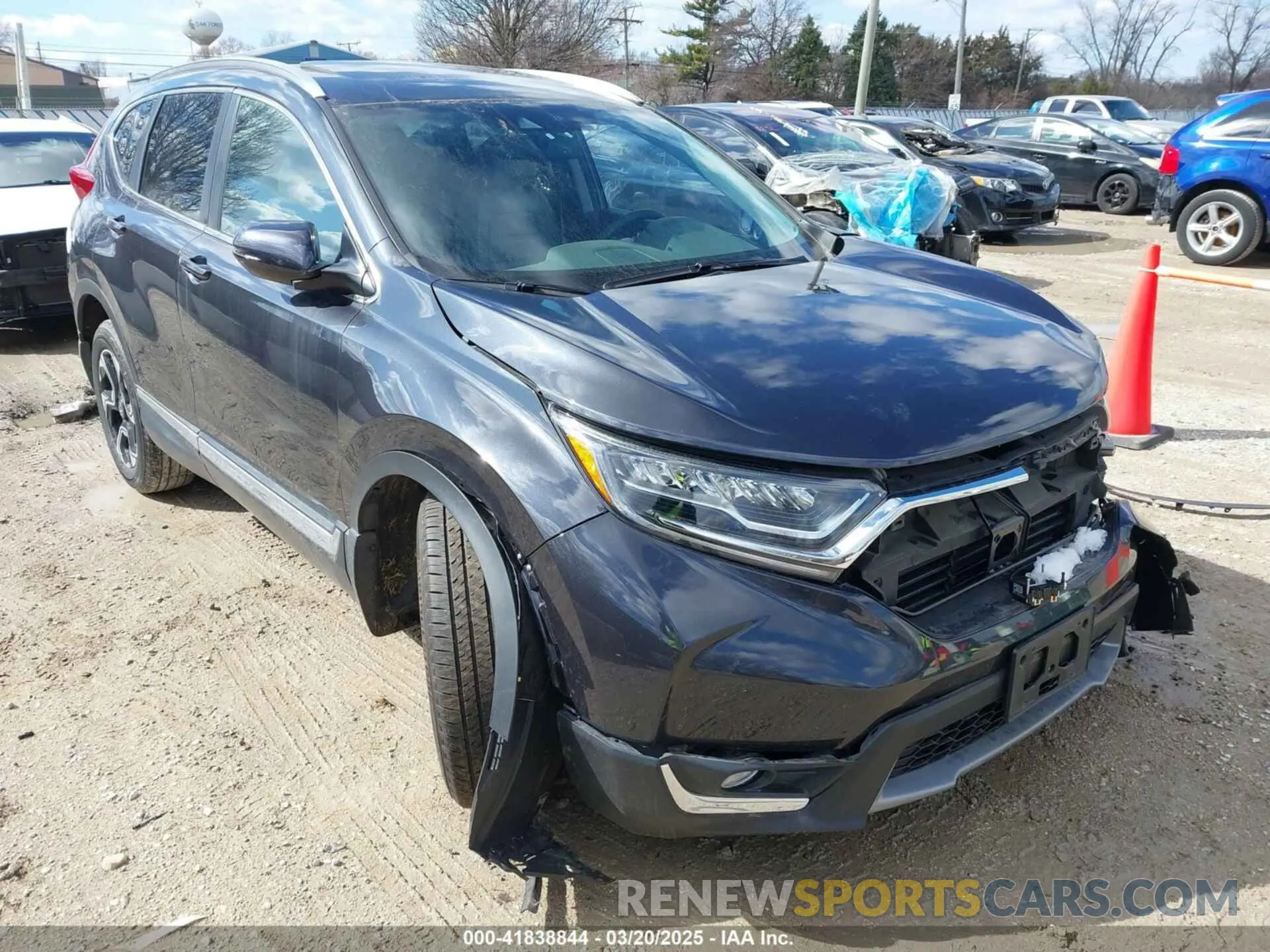 1 fotografías del automóvil dañado 2HKRW2H94KH636320 HONDA CR-V 2019