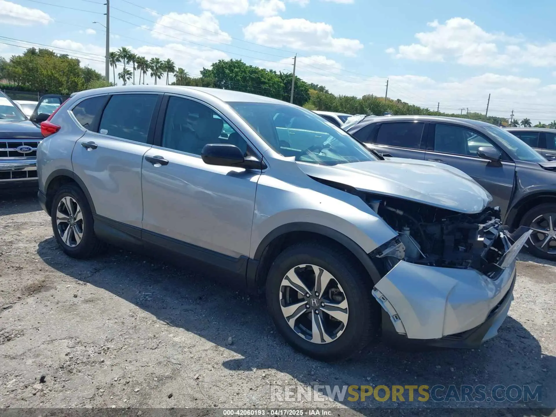 1 fotografías del automóvil dañado 2HKRW5H31KH411771 HONDA CR-V 2019