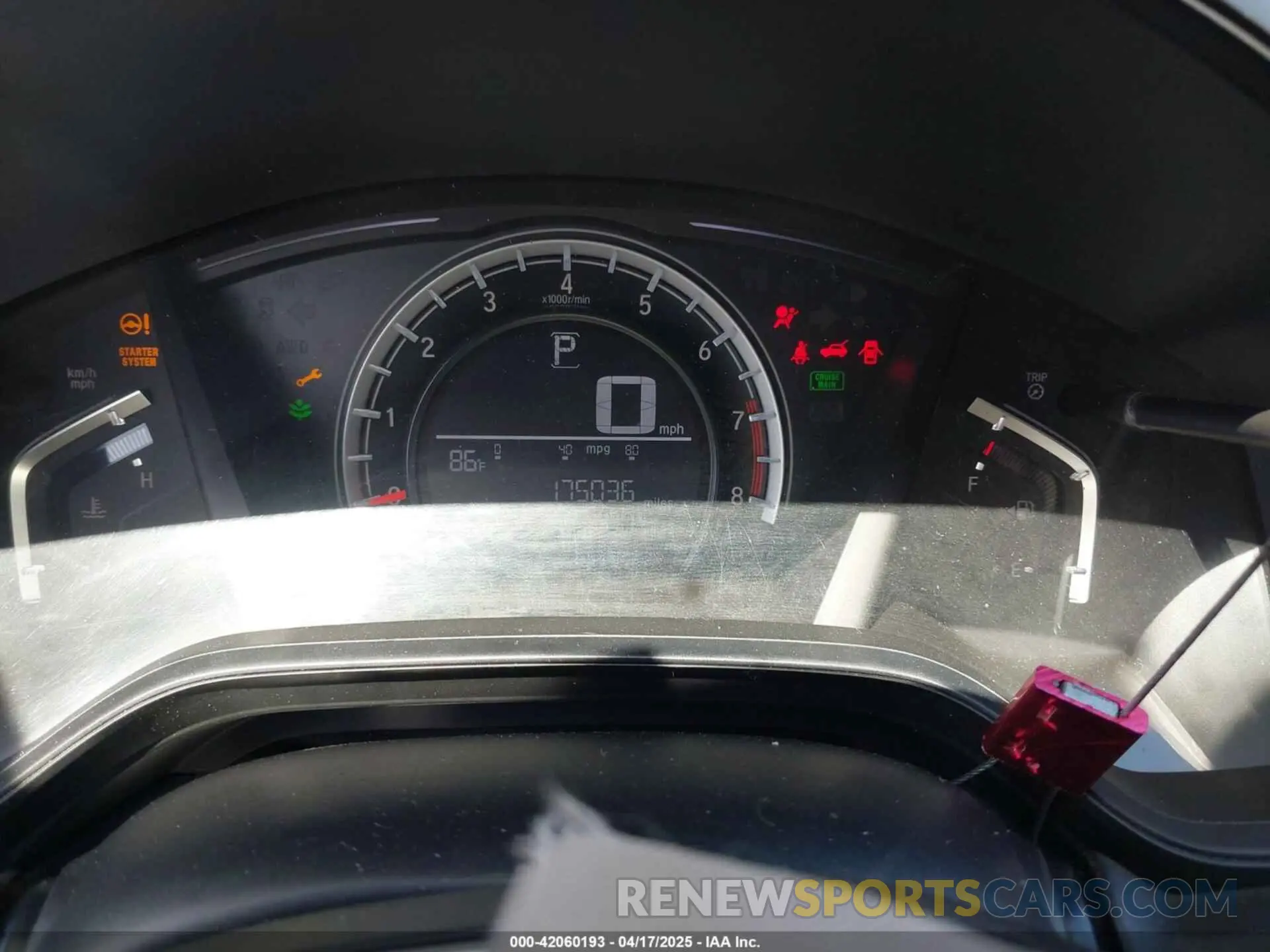 7 fotografías del automóvil dañado 2HKRW5H31KH411771 HONDA CR-V 2019