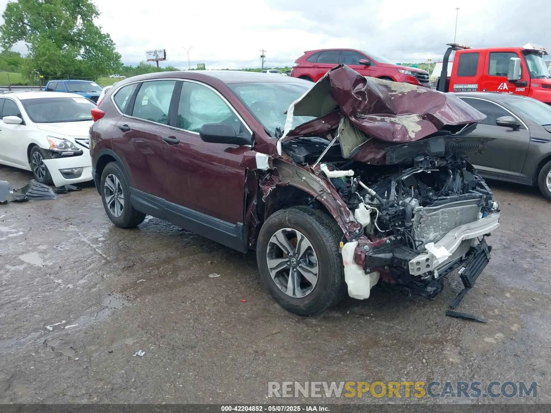 1 fotografías del automóvil dañado 2HKRW5H34KH402224 HONDA CR-V 2019