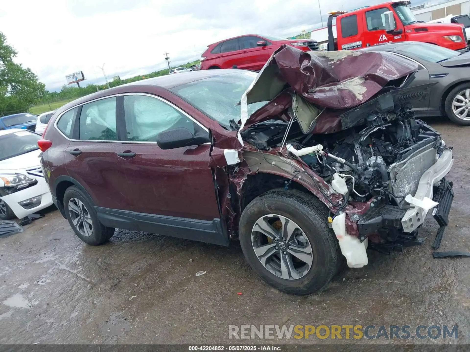 13 fotografías del automóvil dañado 2HKRW5H34KH402224 HONDA CR-V 2019
