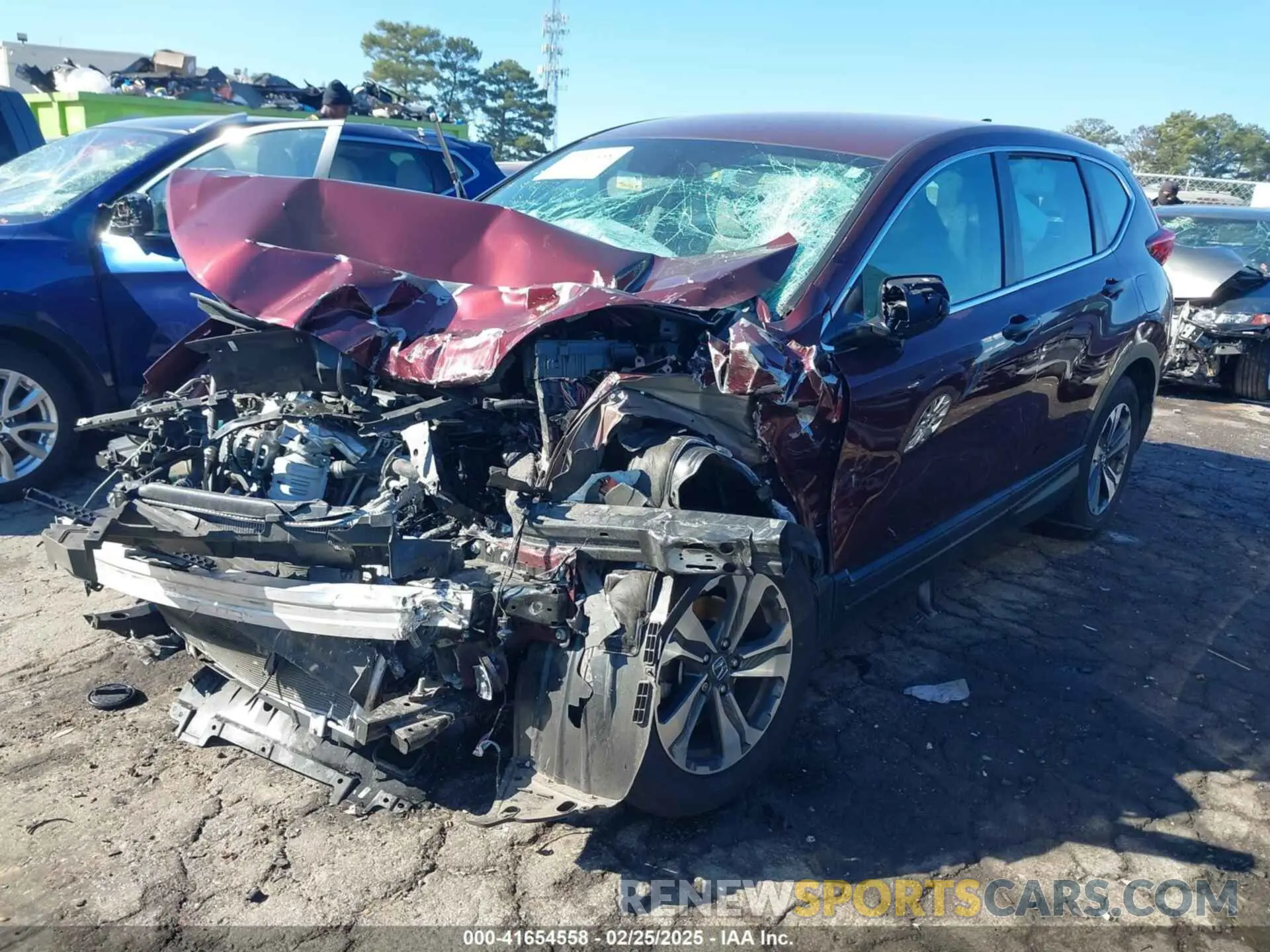 2 fotografías del automóvil dañado 2HKRW5H34KH421338 HONDA CR-V 2019