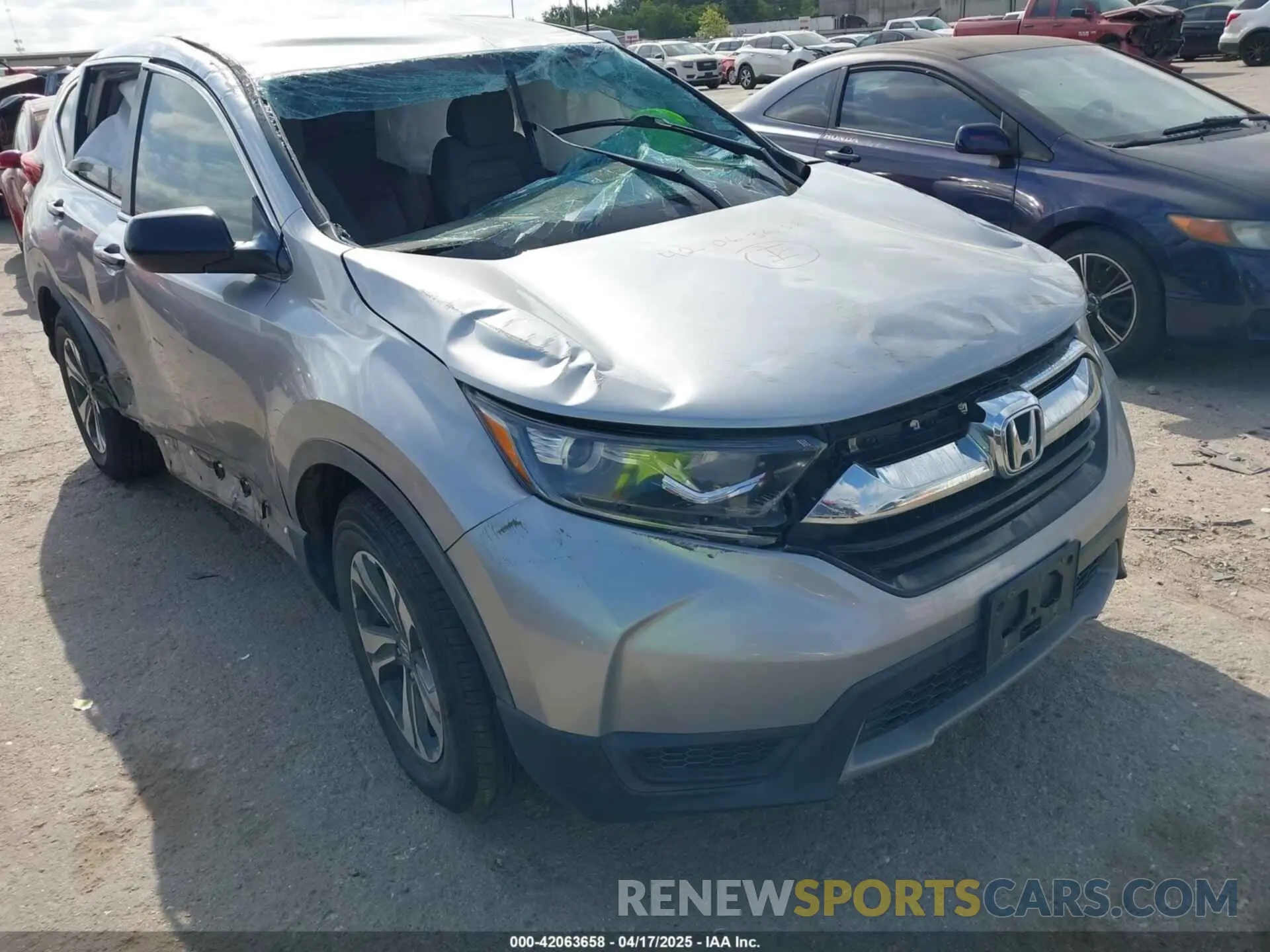 1 fotografías del automóvil dañado 2HKRW5H35KH403561 HONDA CR-V 2019