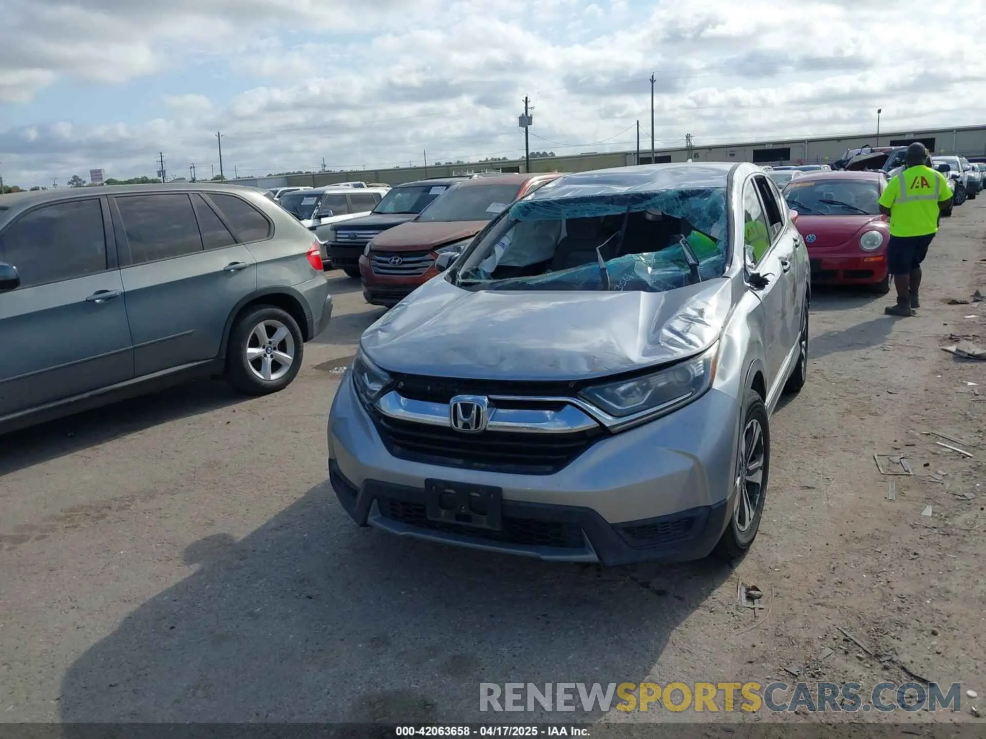 6 fotografías del automóvil dañado 2HKRW5H35KH403561 HONDA CR-V 2019