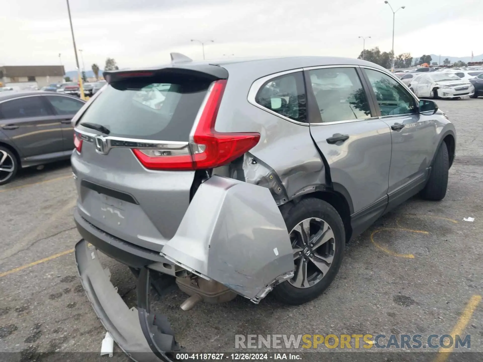 4 fotografías del automóvil dañado 2HKRW5H37KH412570 HONDA CR-V 2019