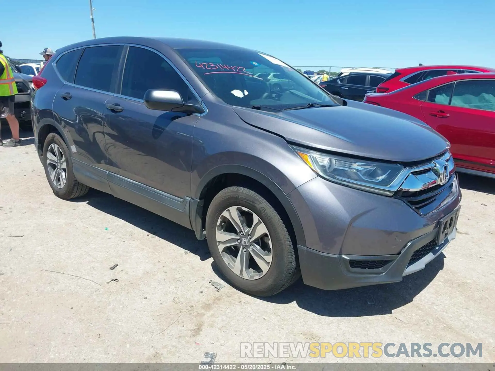 1 fotografías del automóvil dañado 2HKRW5H3XKH413731 HONDA CR-V 2019
