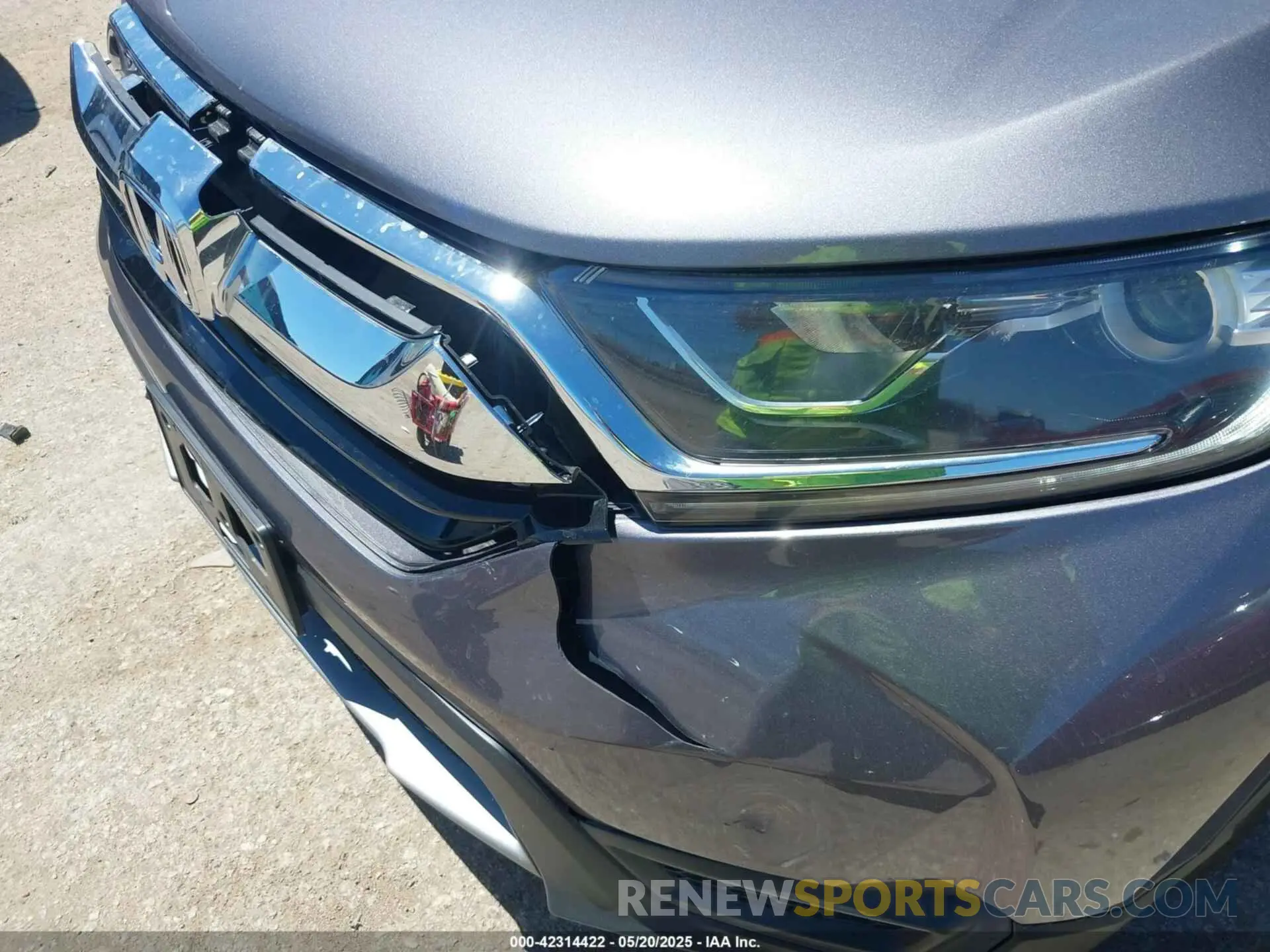 6 fotografías del automóvil dañado 2HKRW5H3XKH413731 HONDA CR-V 2019