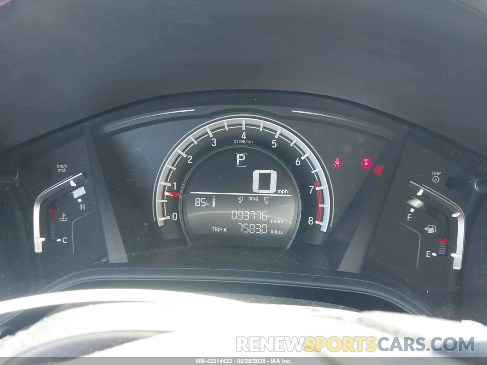 7 fotografías del automóvil dañado 2HKRW5H3XKH413731 HONDA CR-V 2019