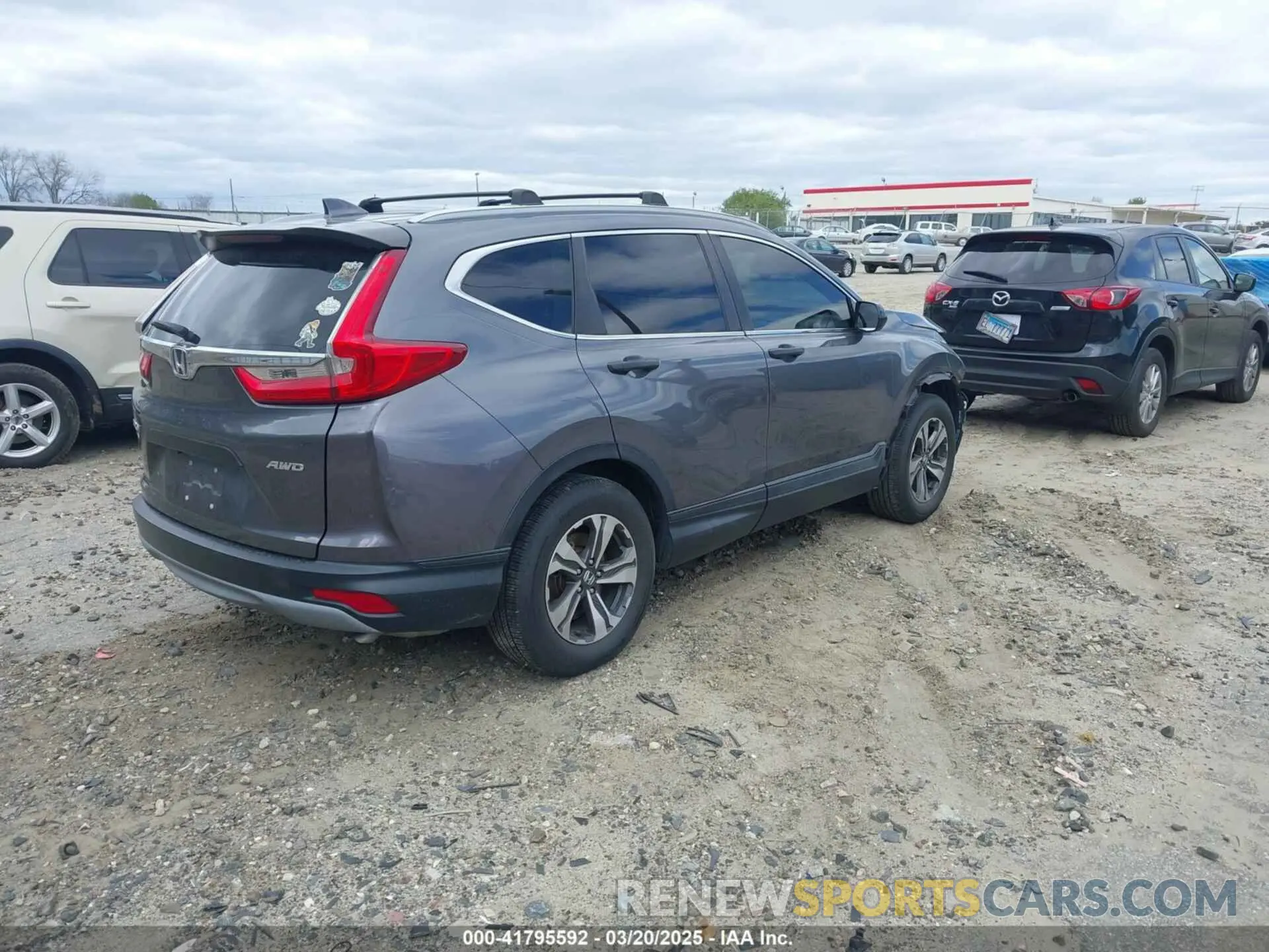 4 fotografías del automóvil dañado 2HKRW6H30KH208392 HONDA CR-V 2019
