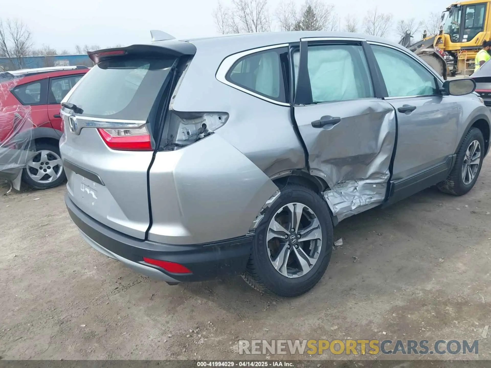 4 fotografías del automóvil dañado 2HKRW6H30KH219554 HONDA CR-V 2019