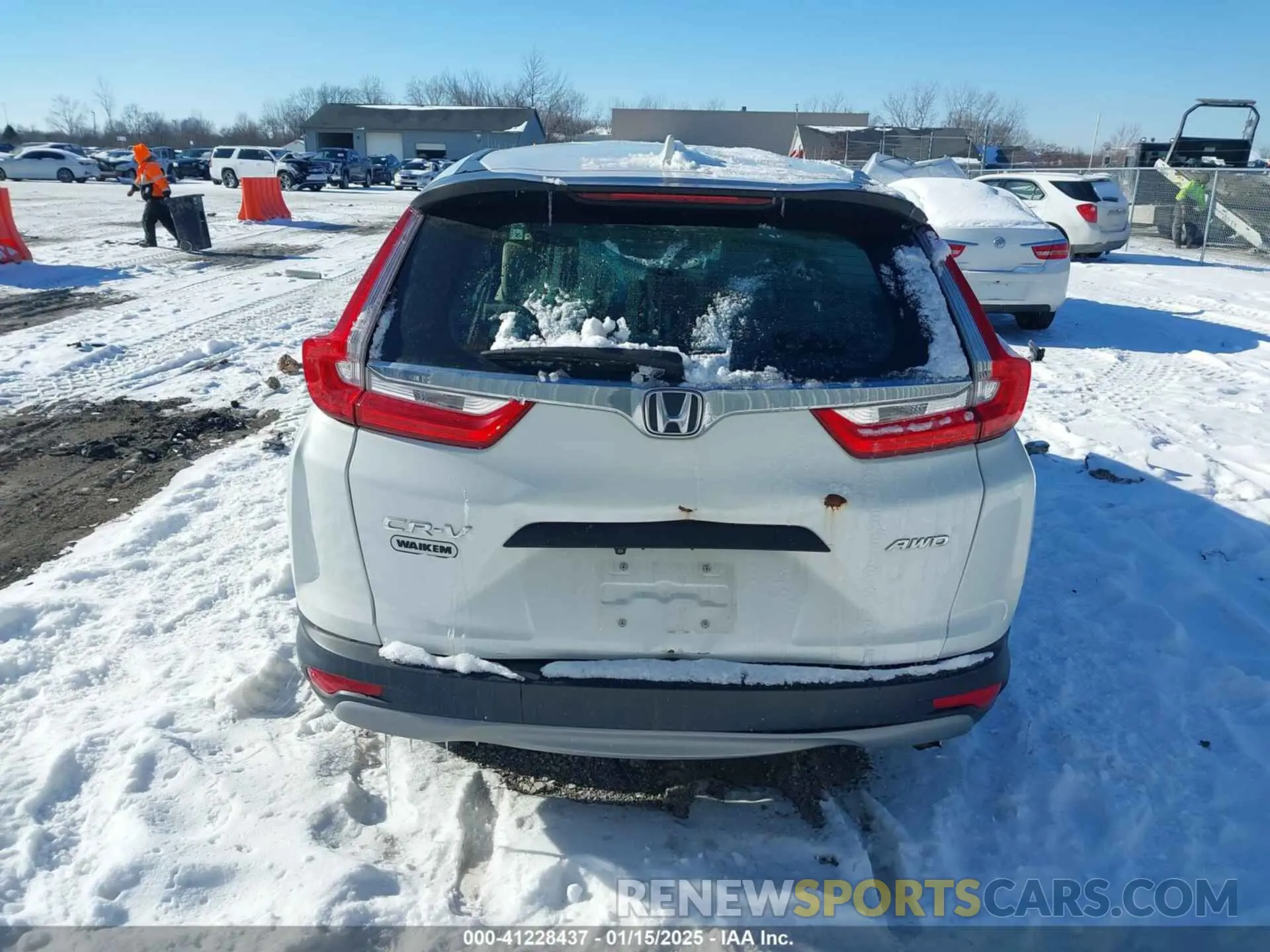 16 fotografías del automóvil dañado 2HKRW6H30KH232708 HONDA CR-V 2019