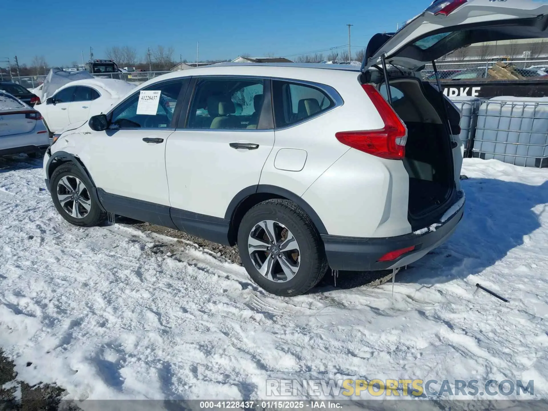 3 fotografías del automóvil dañado 2HKRW6H30KH232708 HONDA CR-V 2019