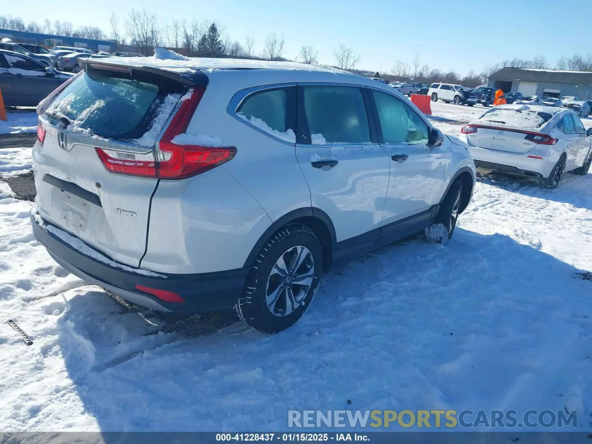4 fotografías del automóvil dañado 2HKRW6H30KH232708 HONDA CR-V 2019