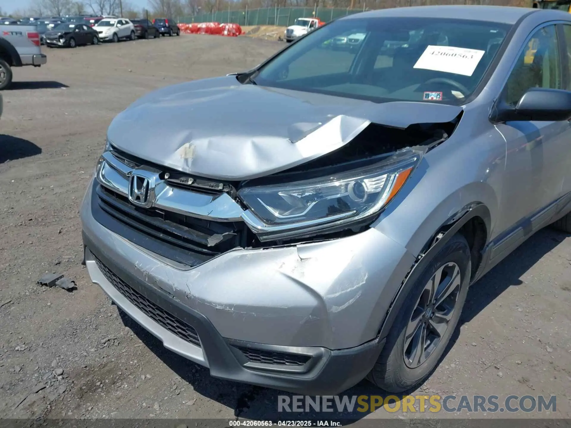 6 fotografías del automóvil dañado 2HKRW6H32KH227963 HONDA CR-V 2019