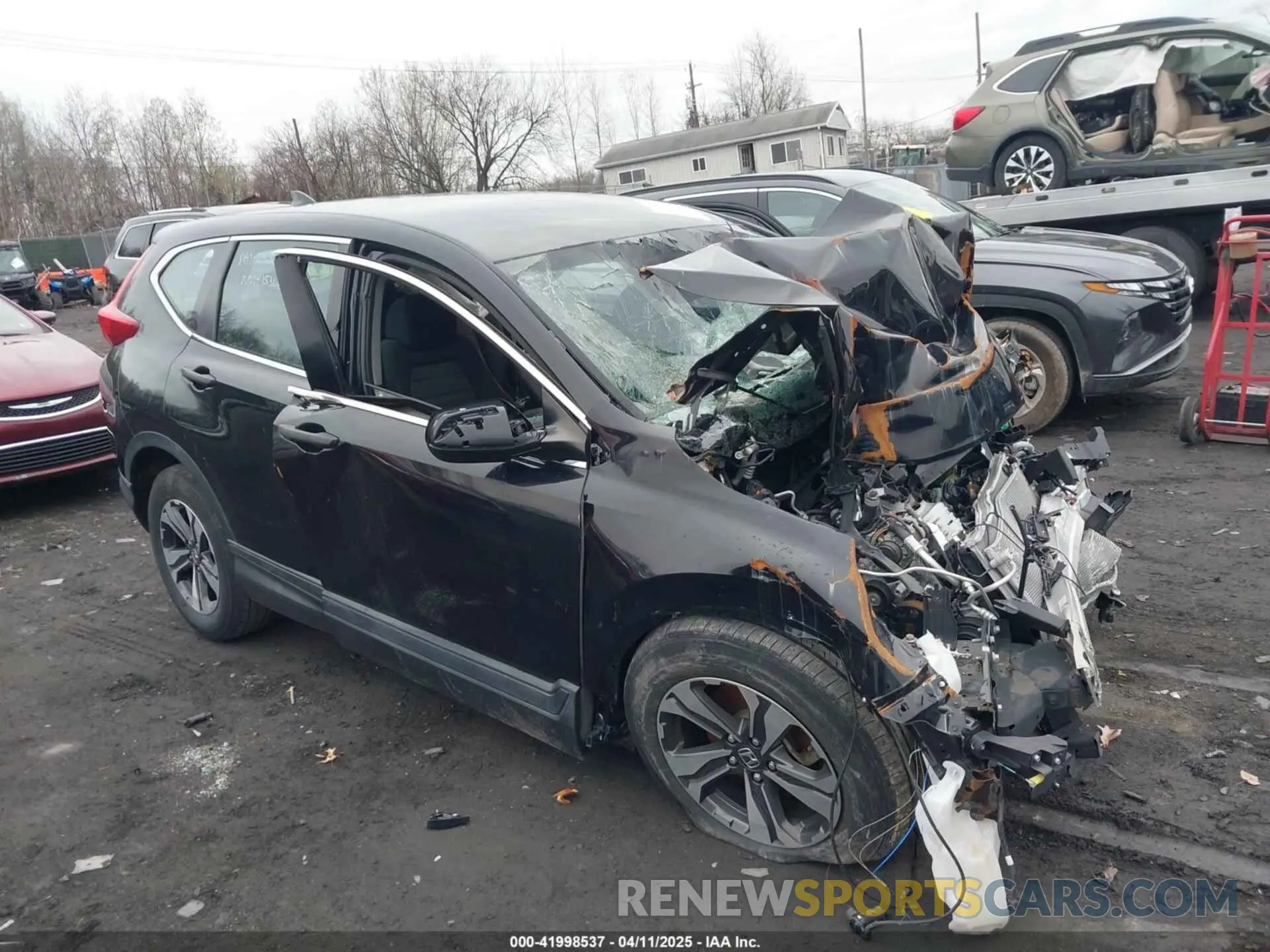 1 fotografías del automóvil dañado 2HKRW6H33KH228345 HONDA CR-V 2019
