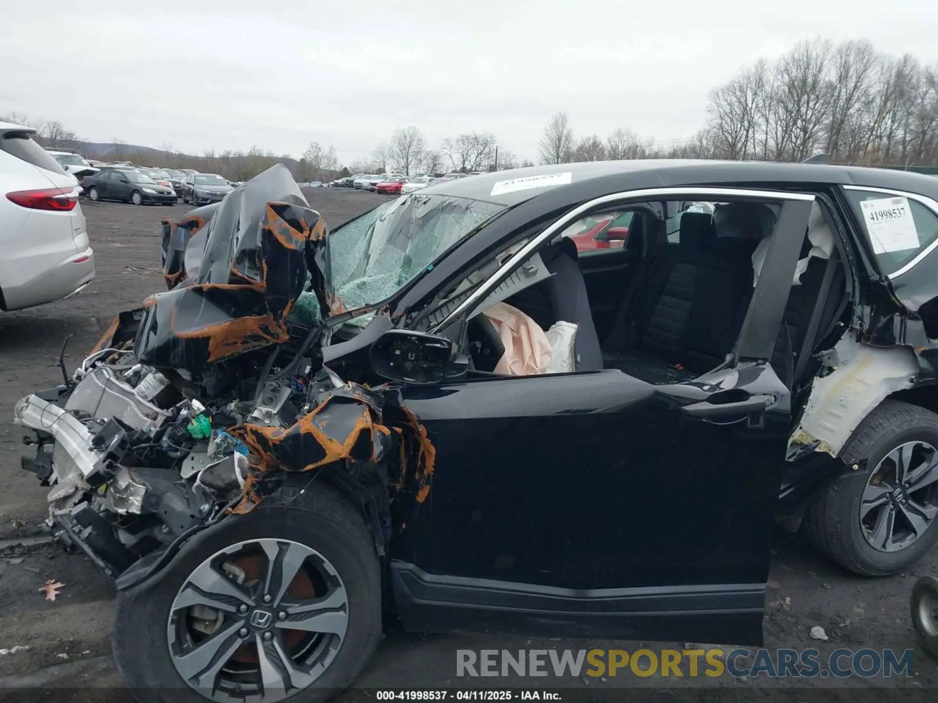 6 fotografías del automóvil dañado 2HKRW6H33KH228345 HONDA CR-V 2019