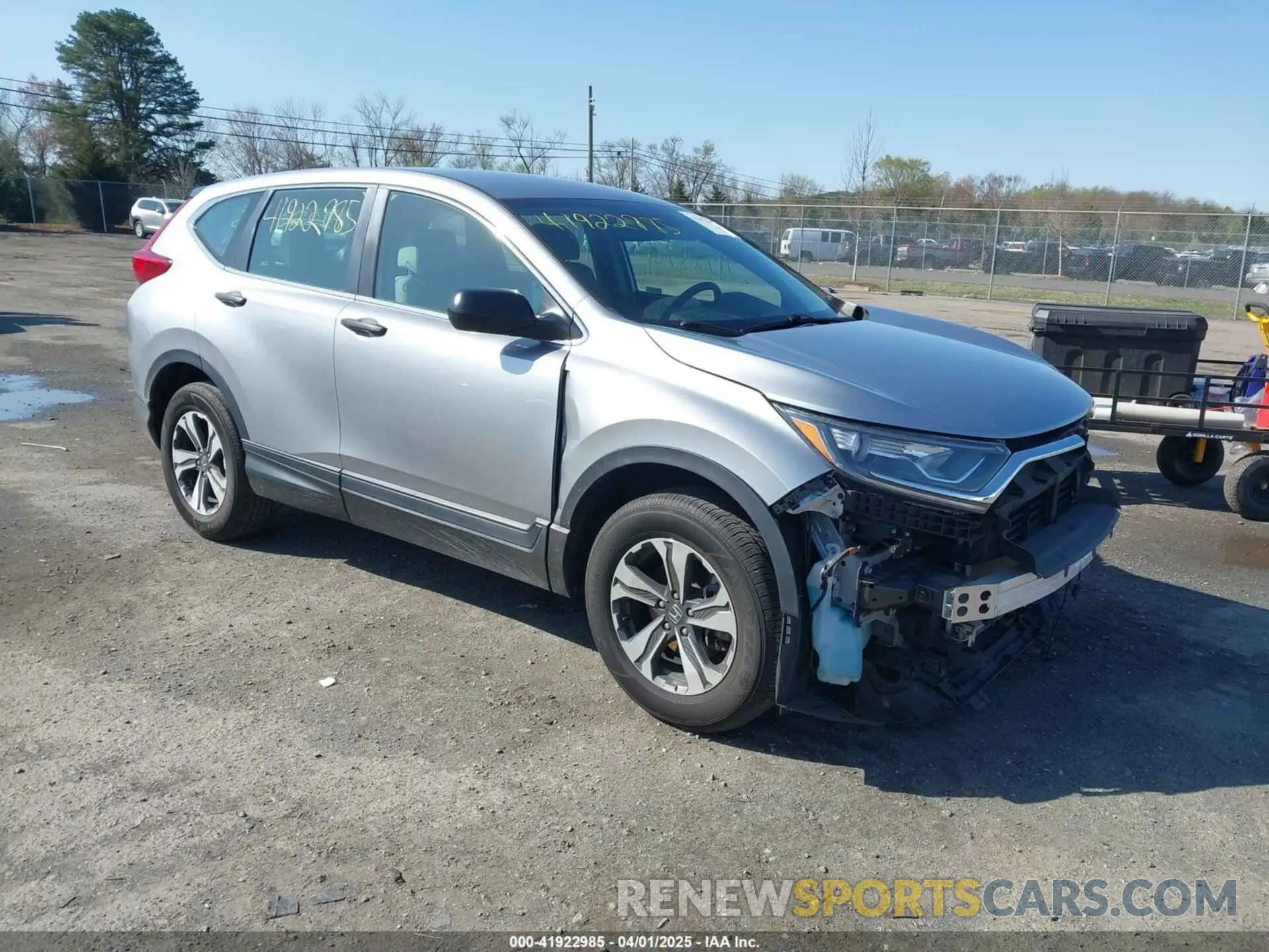 1 fotografías del automóvil dañado 2HKRW6H33KH232508 HONDA CR-V 2019