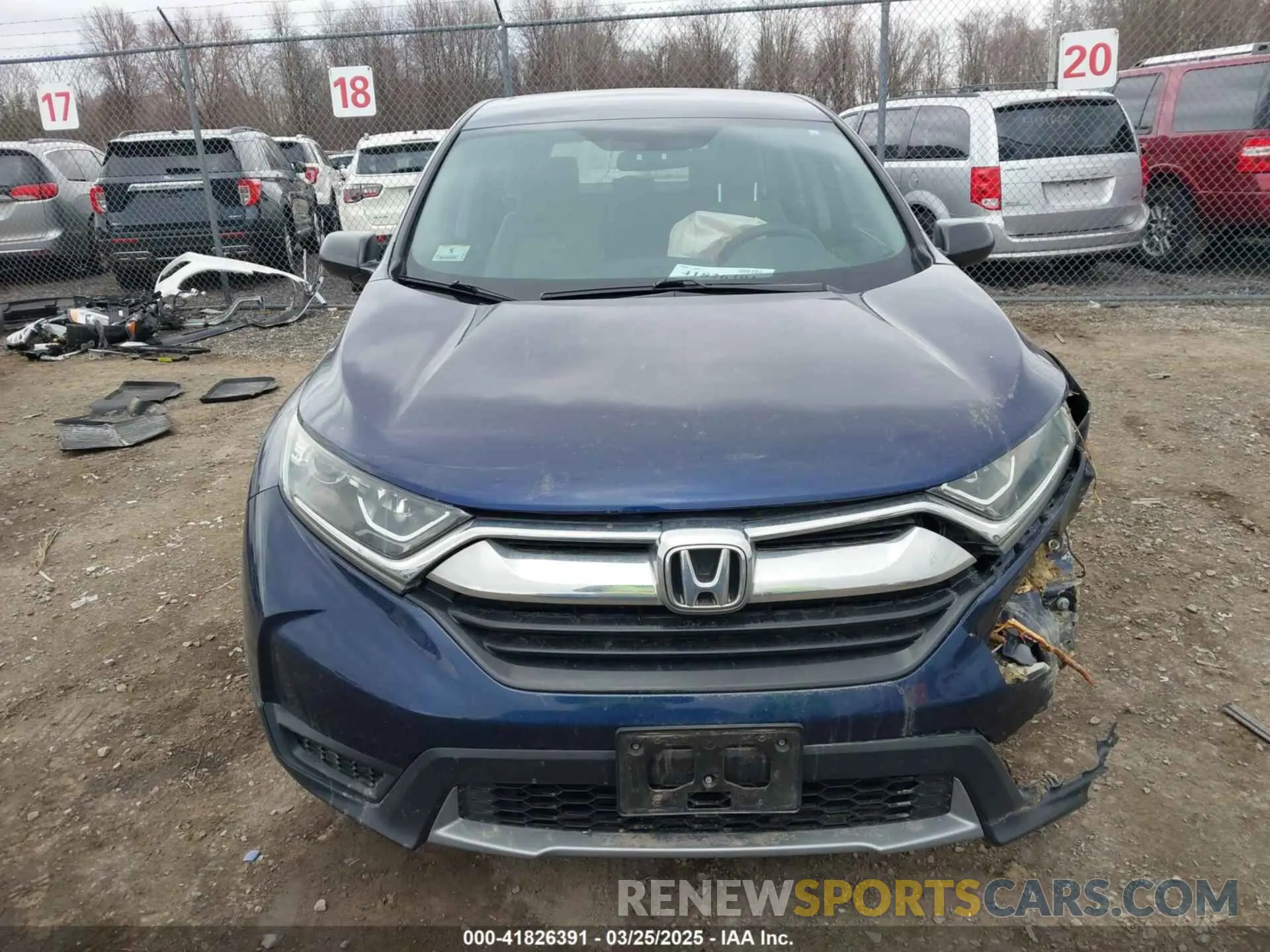 12 fotografías del automóvil dañado 2HKRW6H34KH207519 HONDA CR-V 2019