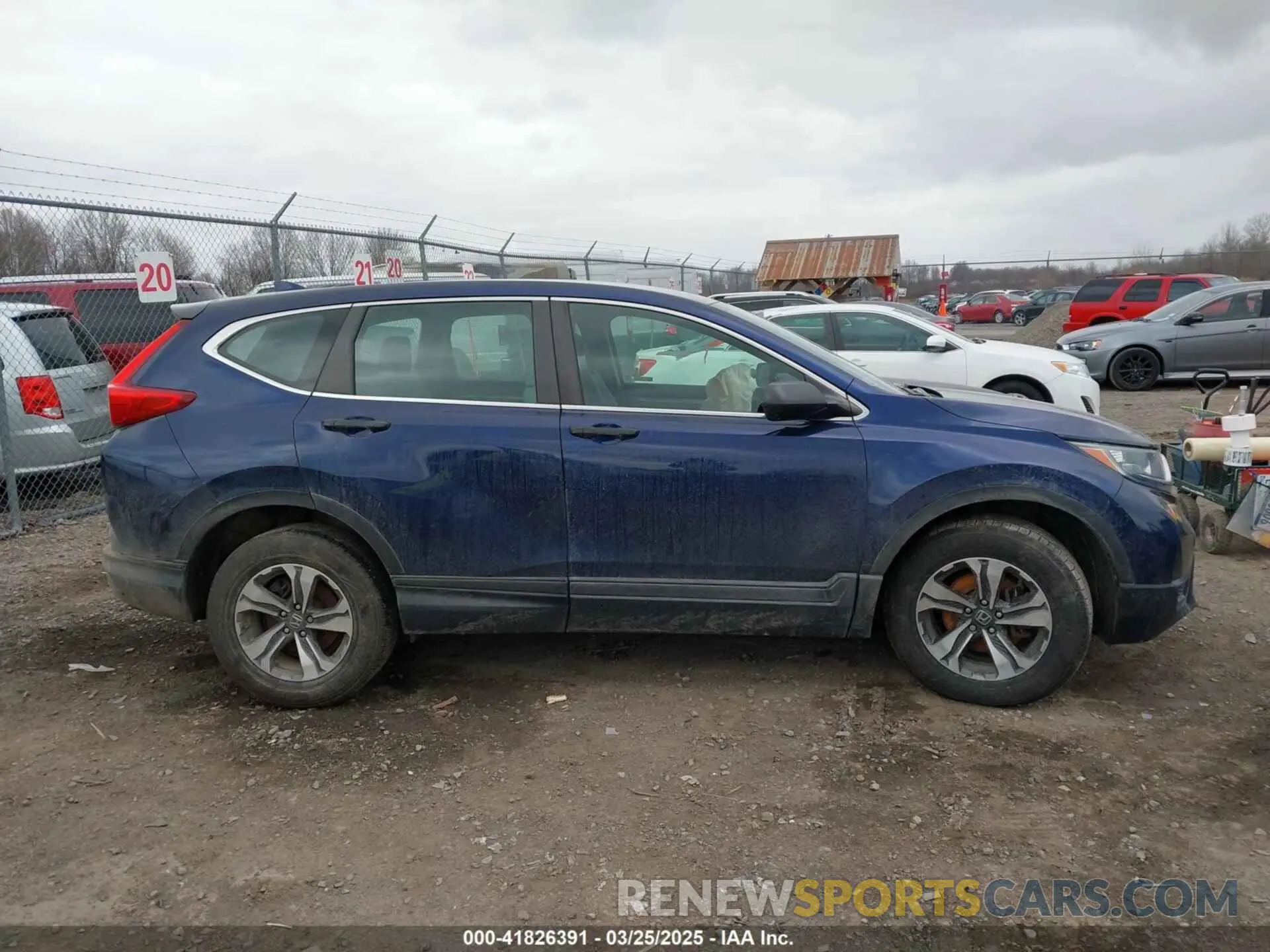 13 fotografías del automóvil dañado 2HKRW6H34KH207519 HONDA CR-V 2019