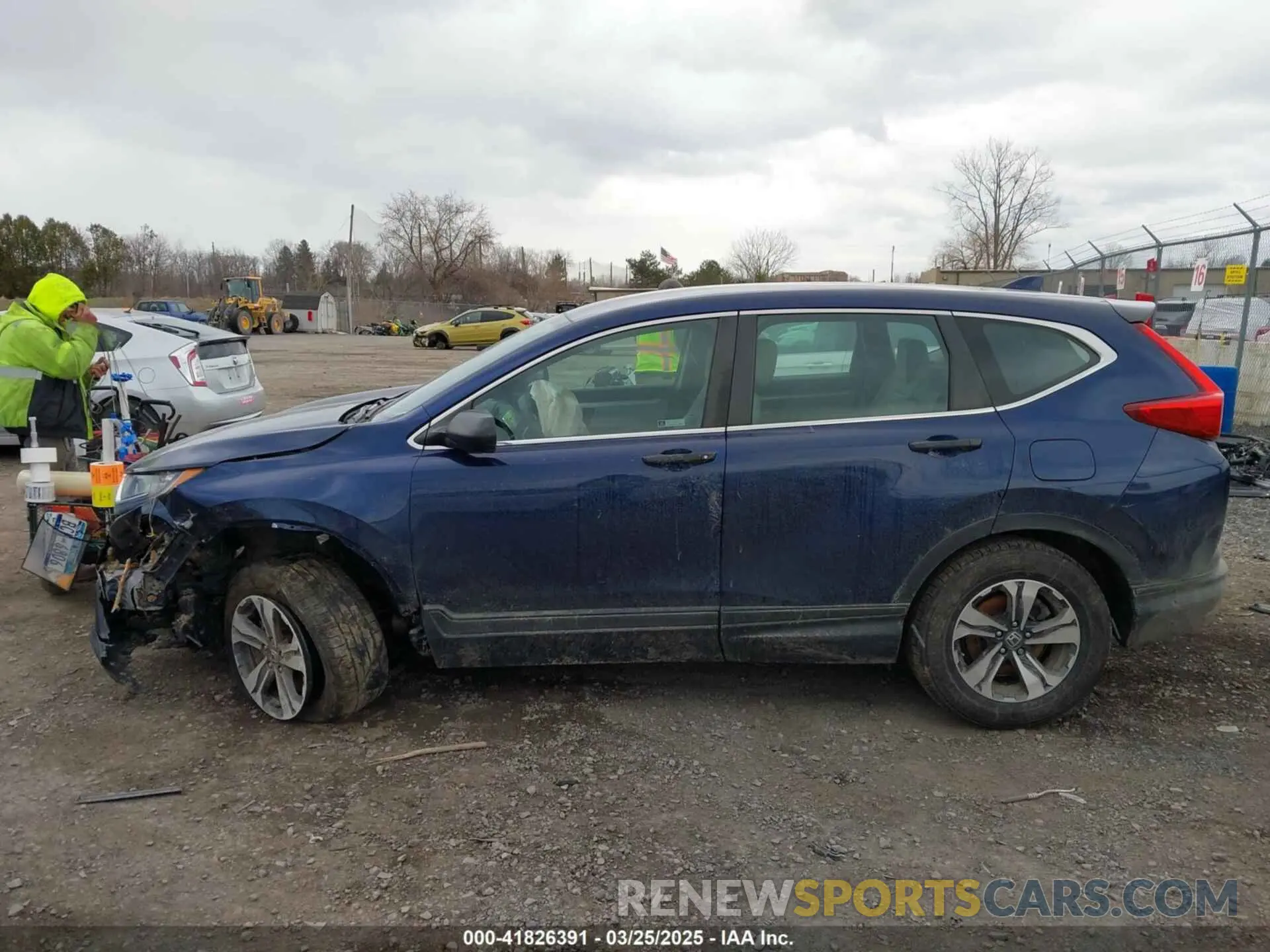 14 fotografías del automóvil dañado 2HKRW6H34KH207519 HONDA CR-V 2019
