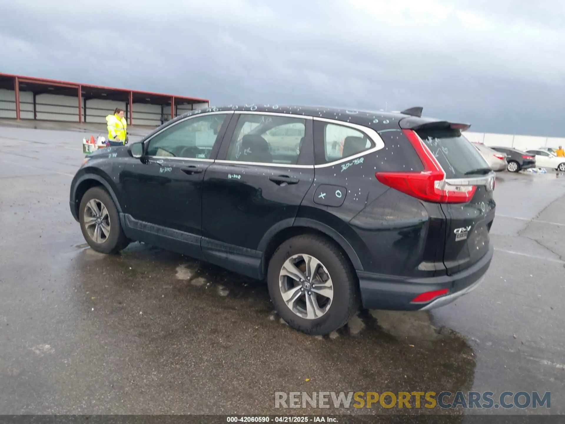 3 fotografías del automóvil dañado 2HKRW6H34KH221016 HONDA CR-V 2019