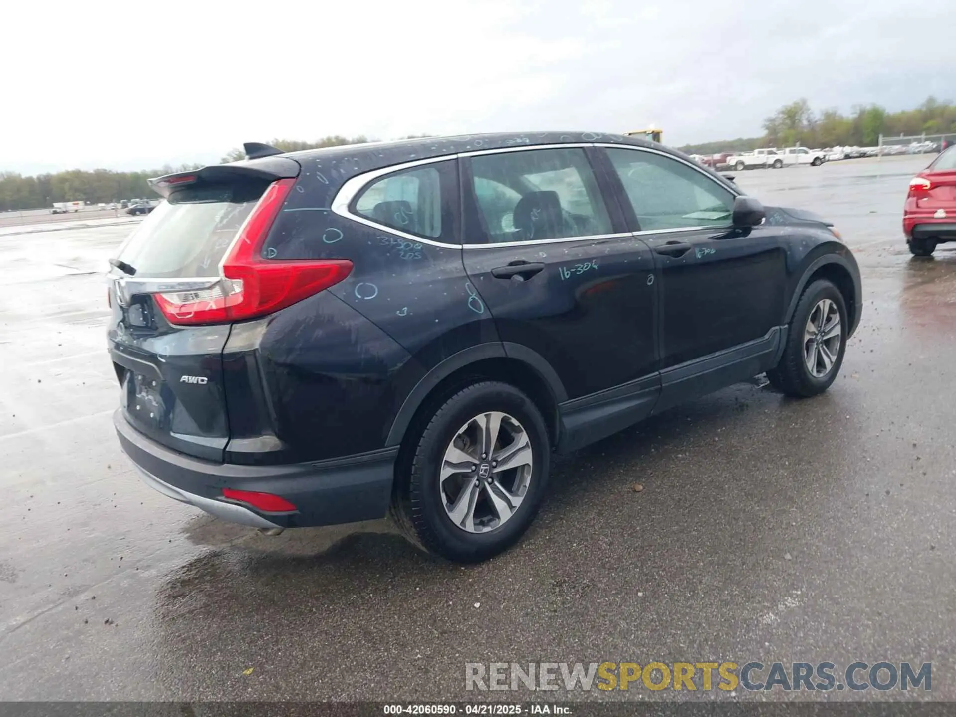 4 fotografías del automóvil dañado 2HKRW6H34KH221016 HONDA CR-V 2019
