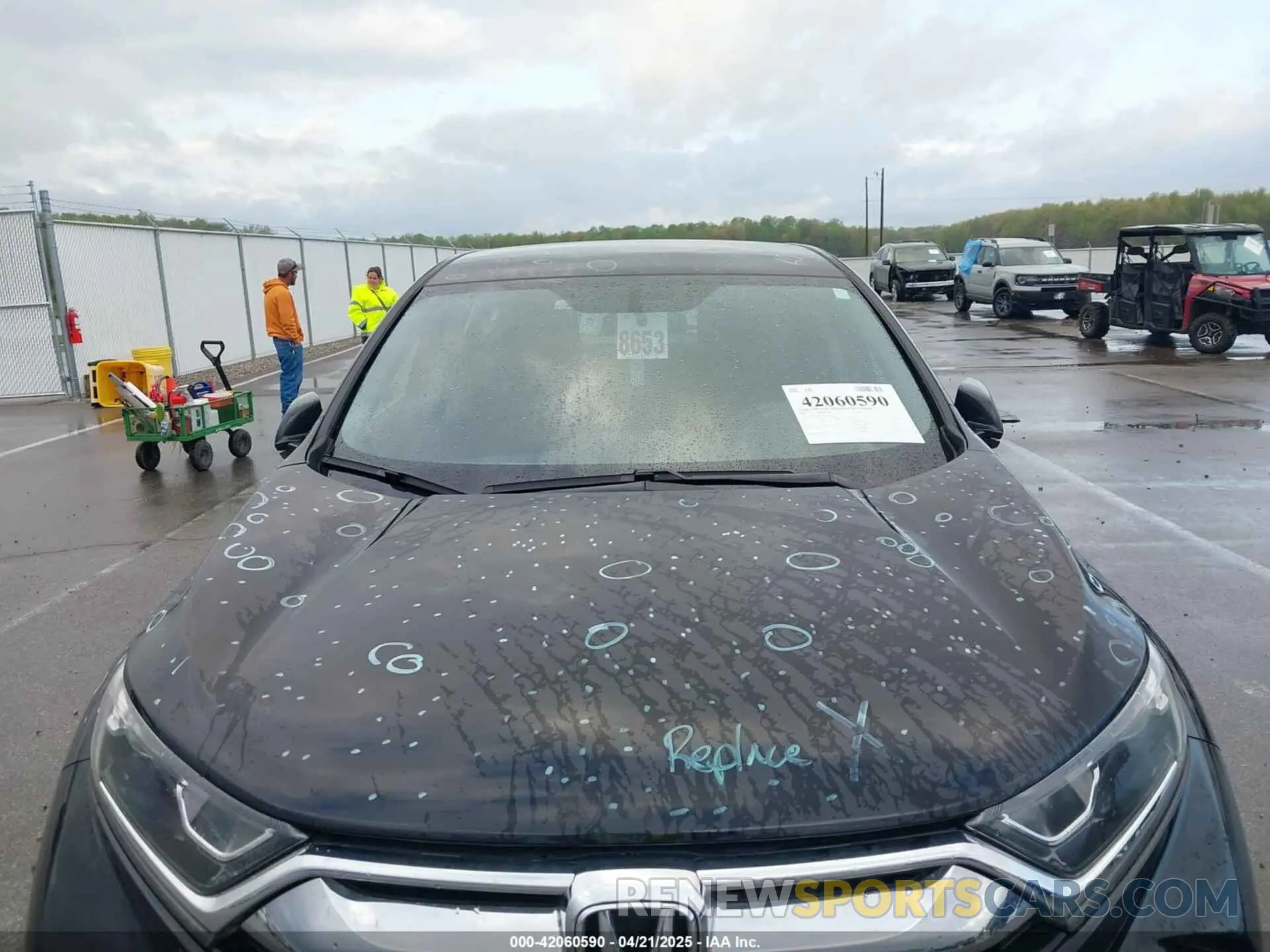 6 fotografías del automóvil dañado 2HKRW6H34KH221016 HONDA CR-V 2019