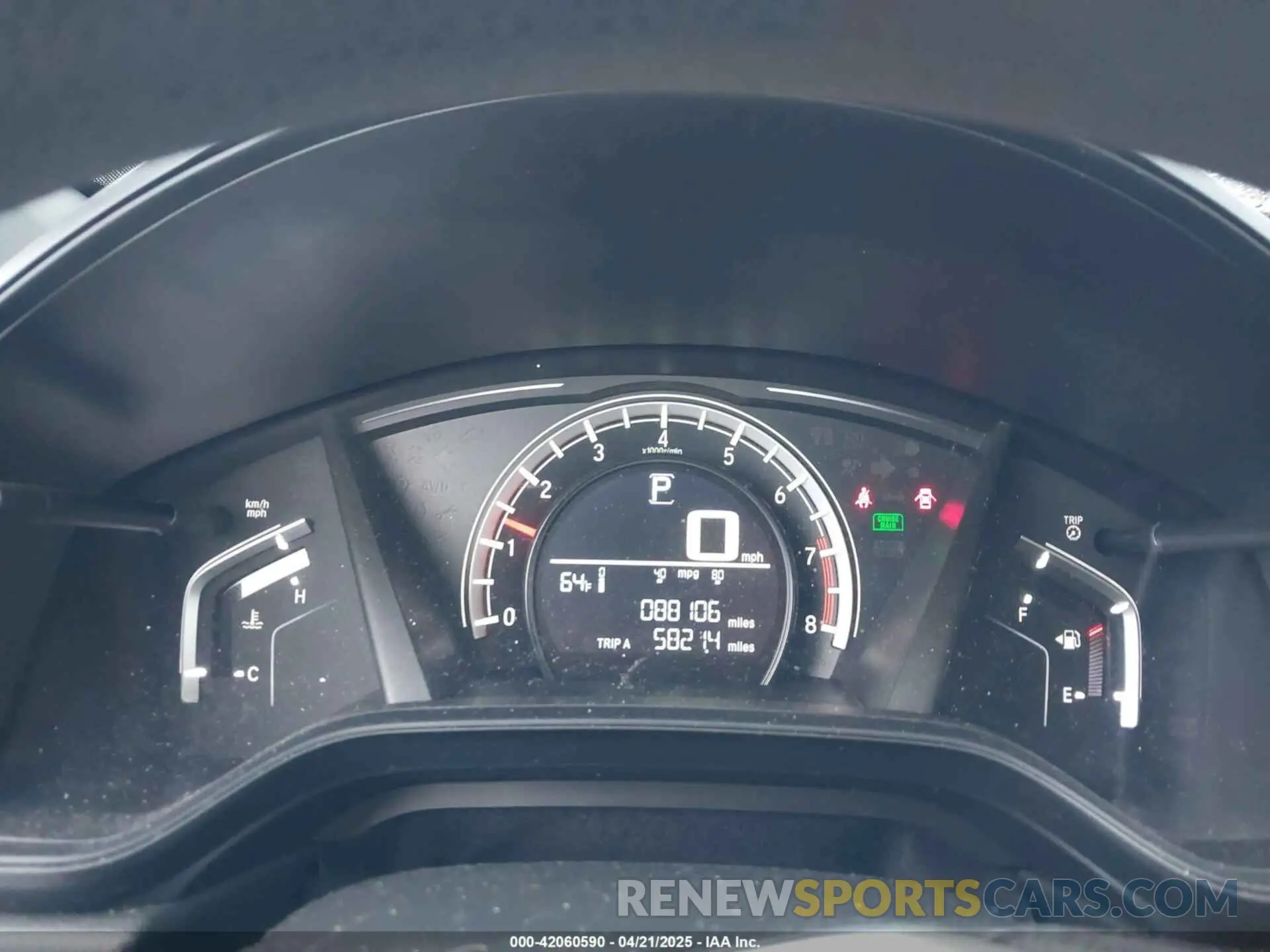 7 fotografías del automóvil dañado 2HKRW6H34KH221016 HONDA CR-V 2019