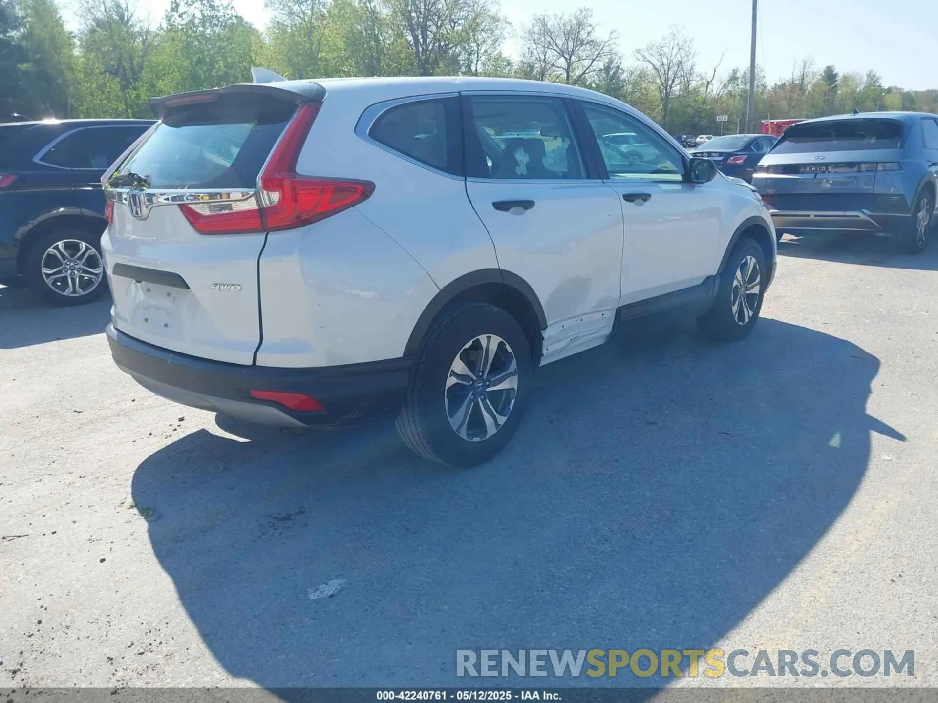 4 fotografías del automóvil dañado 2HKRW6H35KH222773 HONDA CR-V 2019