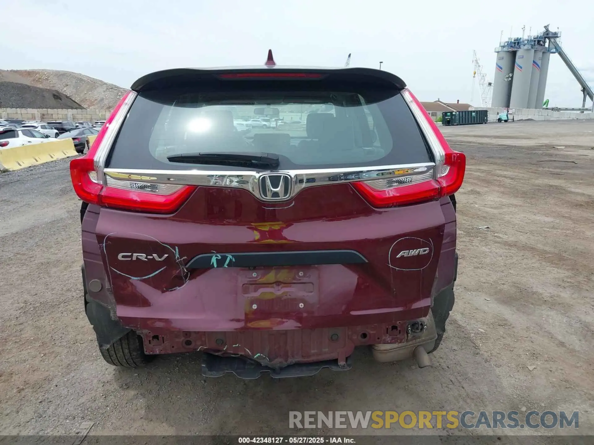 16 fotografías del automóvil dañado 2HKRW6H36KH215928 HONDA CR-V 2019
