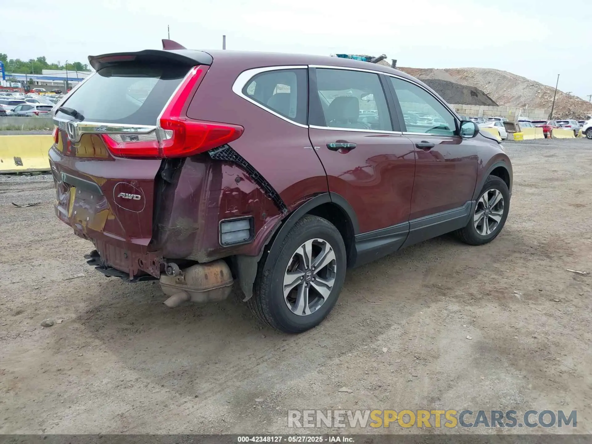 4 fotografías del automóvil dañado 2HKRW6H36KH215928 HONDA CR-V 2019